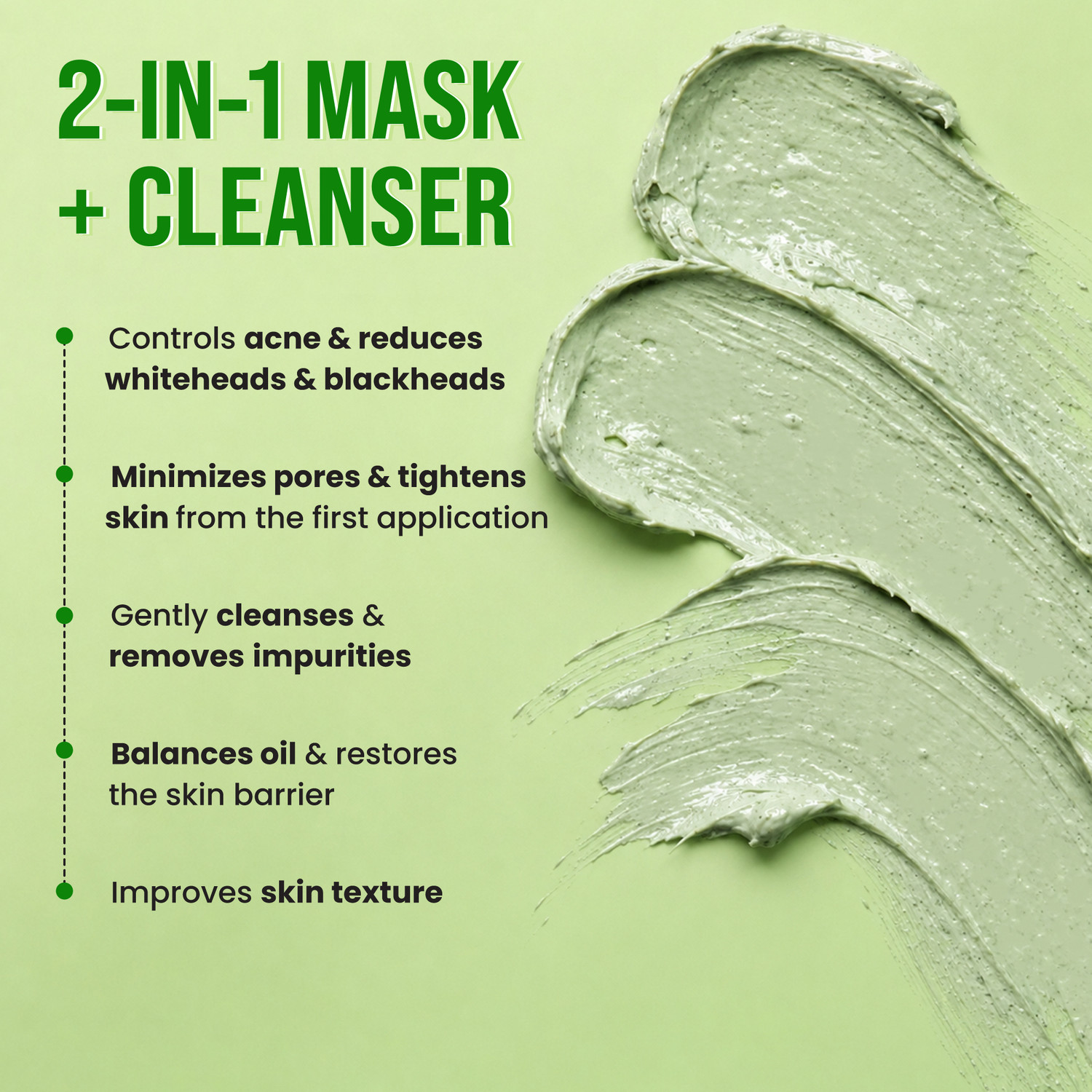 Image of Ghar Soaps Master Clay Mask Cleanser for reducing blackheads and whiteheads for All skin