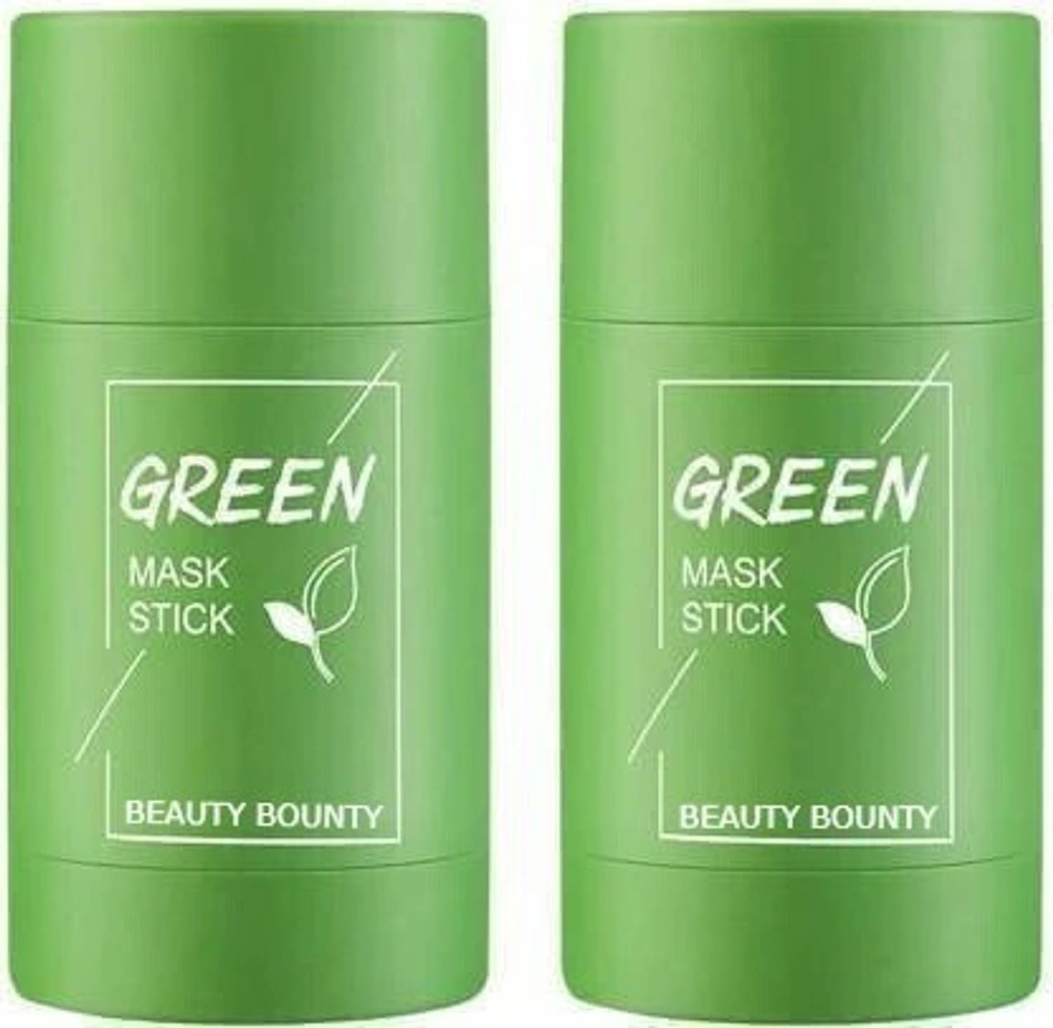 beauty bounty Green Tea Stick Mask Oil Control Anti Acne Cleaning Solid Mask (40g) Pack of 2