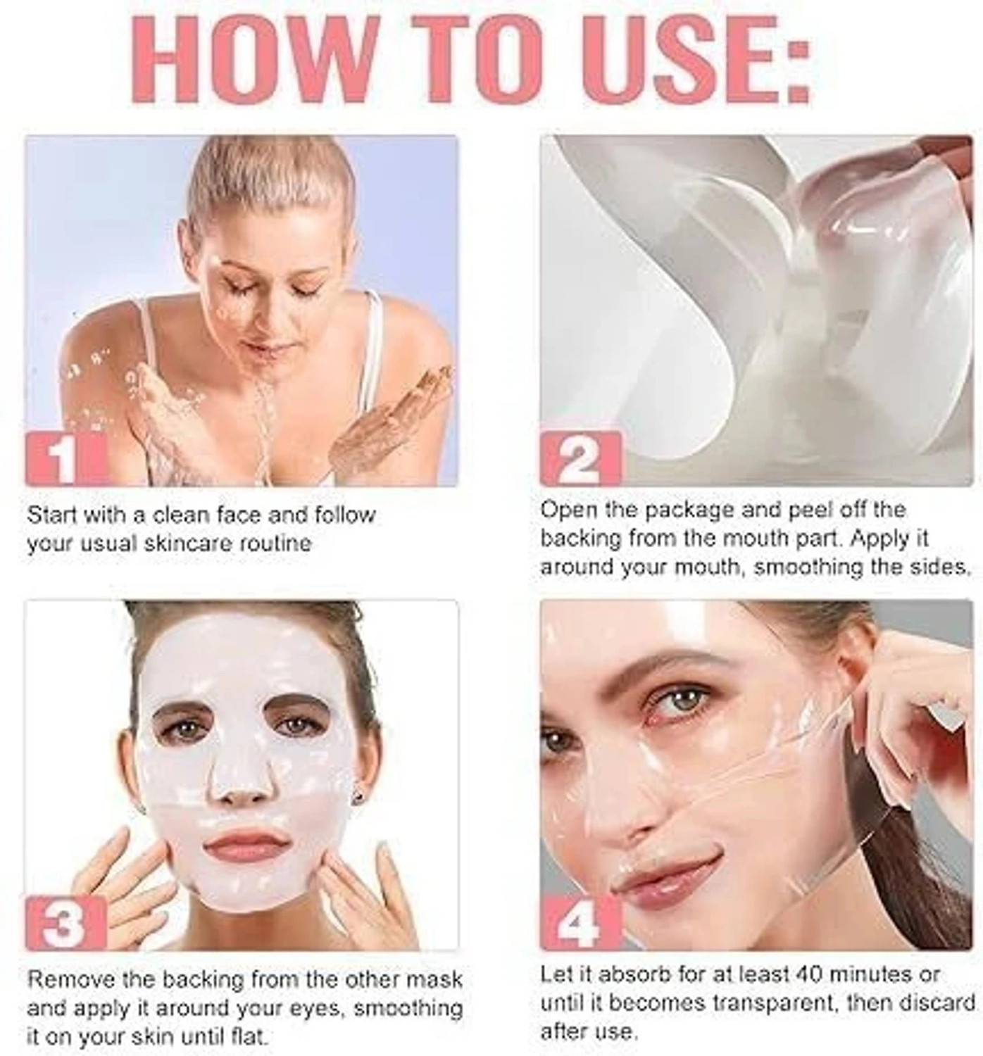 Image of PROQUO+ Hydrating Collagen Sheet Face Mask with Glow Moisturizing Korean Beauty Care