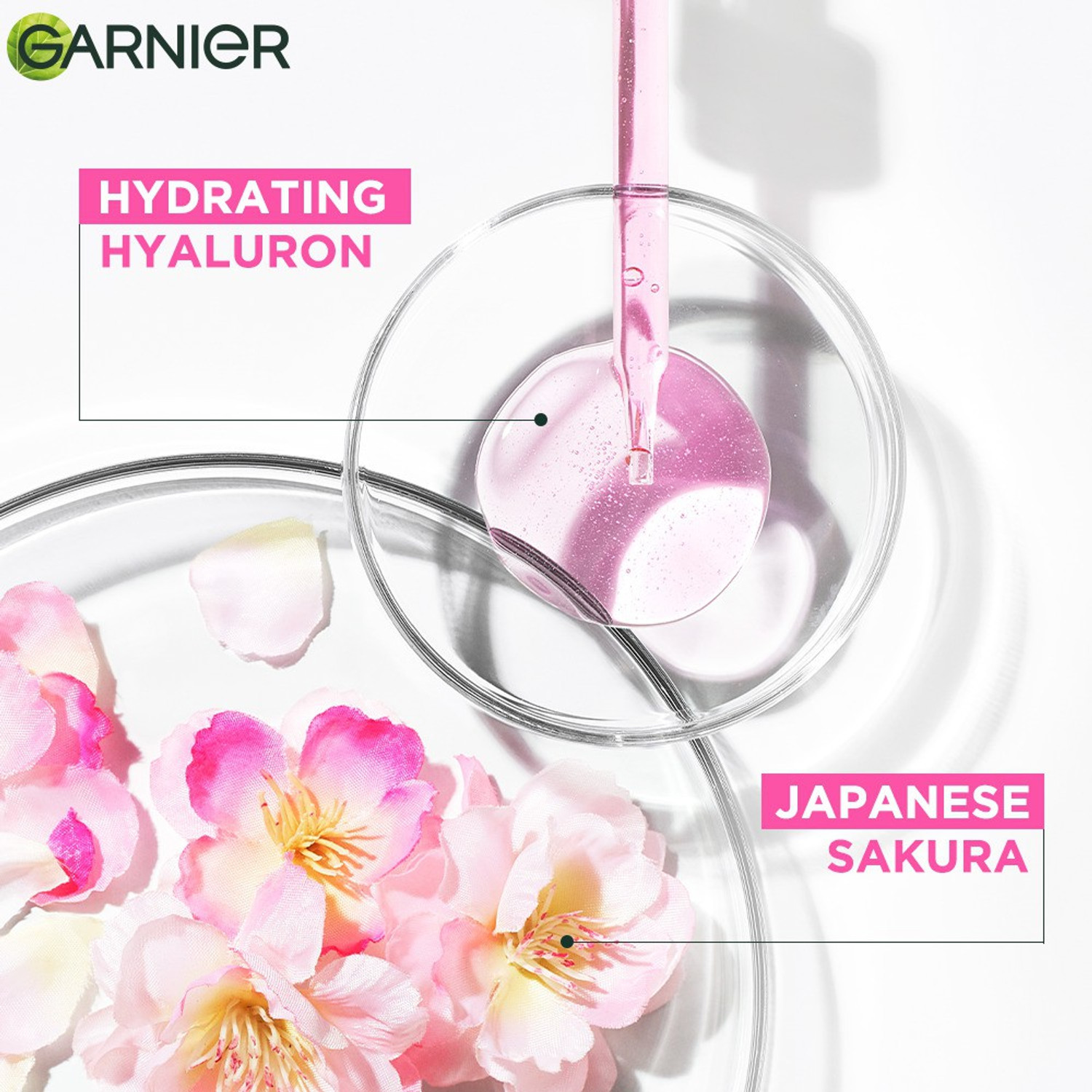Image of GARNIER Skin Naturals, Sheet Mask, Hydrating & Increases Glow, Sakura Glow