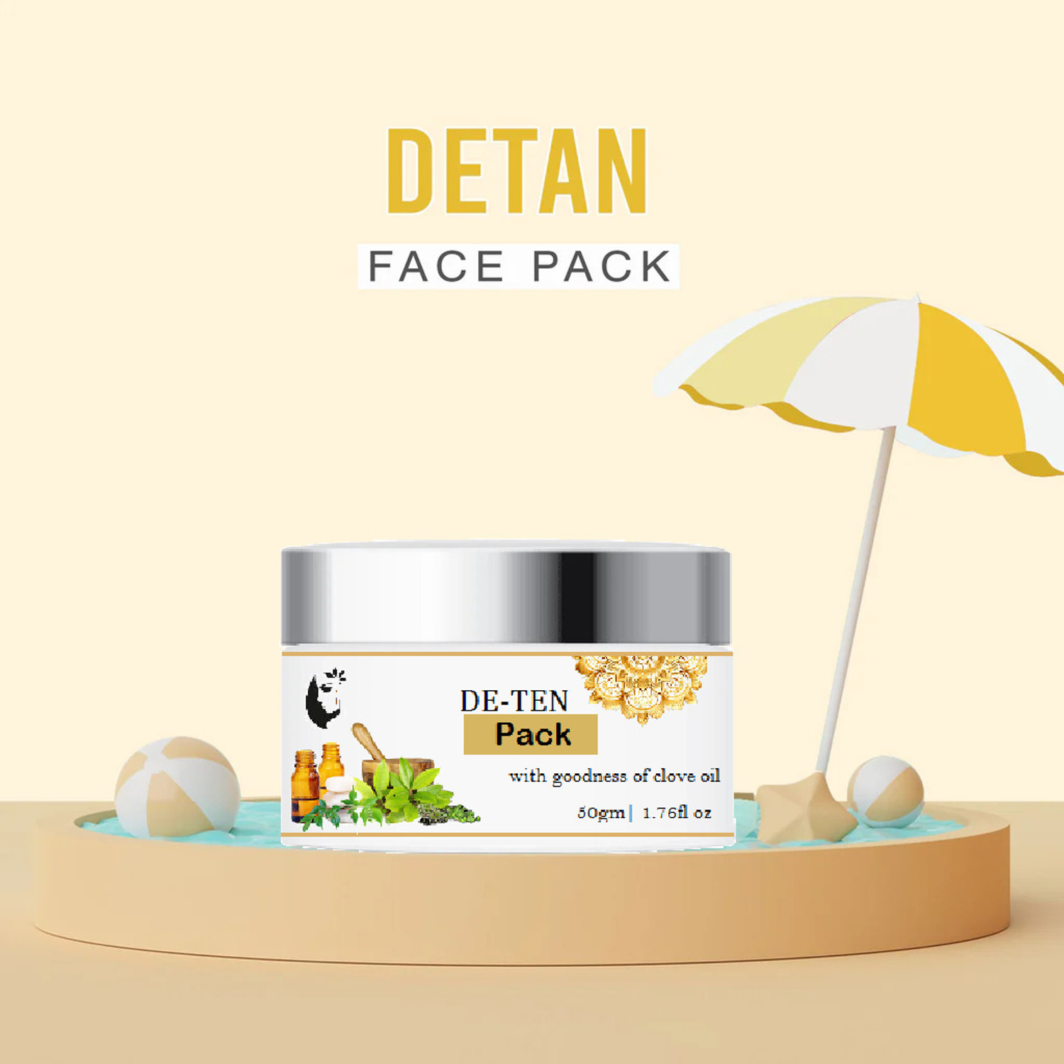 Image of KA-KAIASHA Professional D -TAN Tan Removing Clove Face Pack