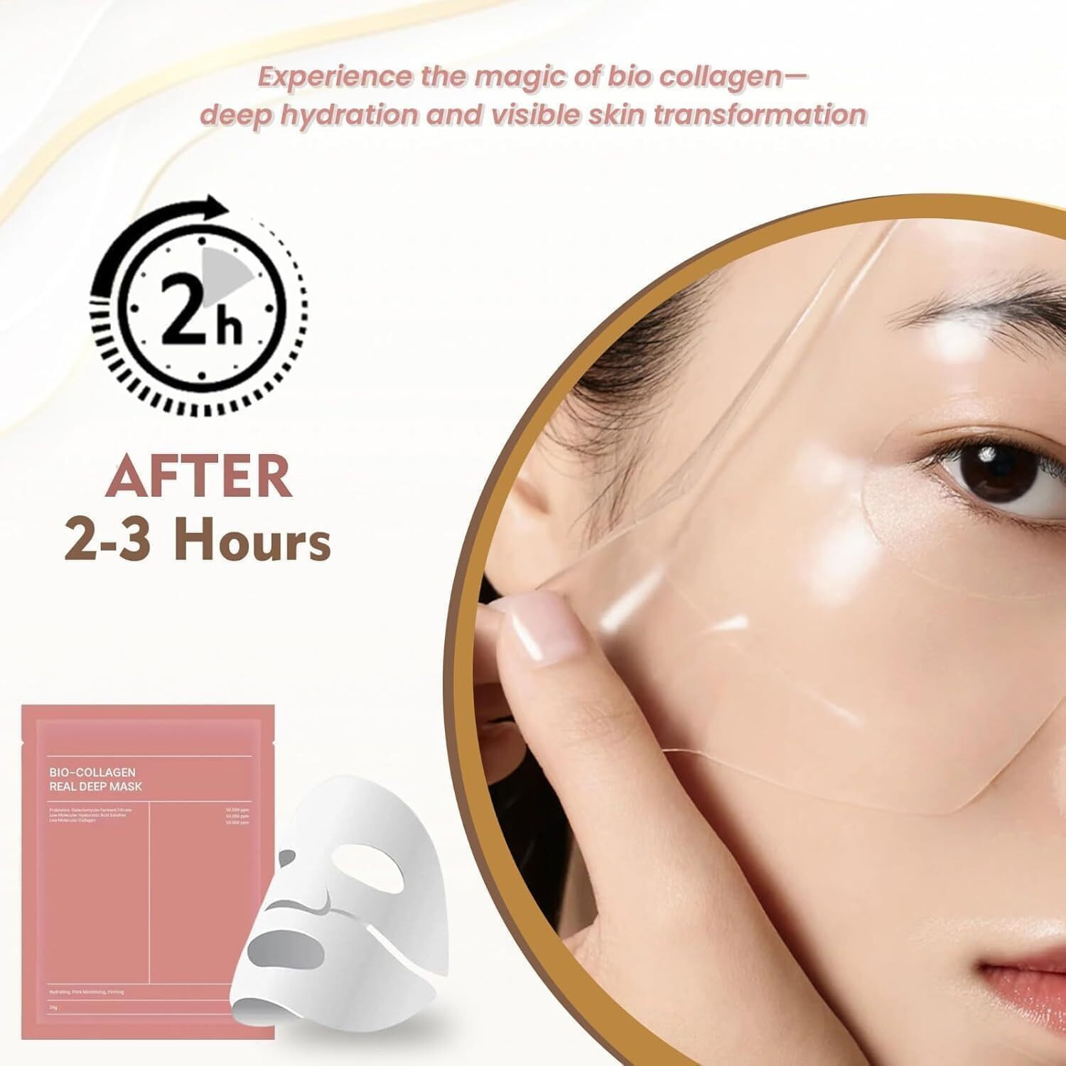 Image of glowseren Bio-Collagen Real Deep Mask For Face LL36