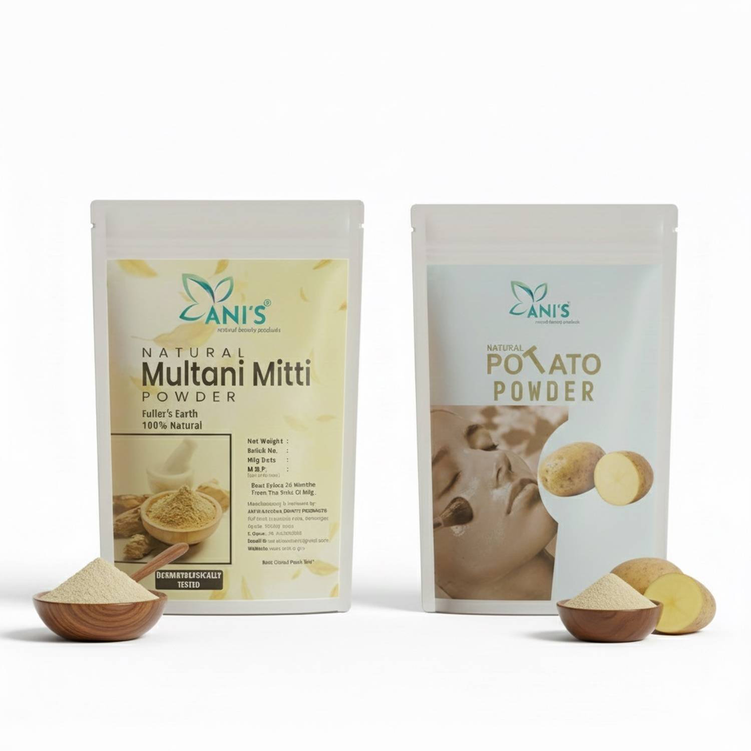 ANI'S Multani Mitti and Potato powder for Glow Skin