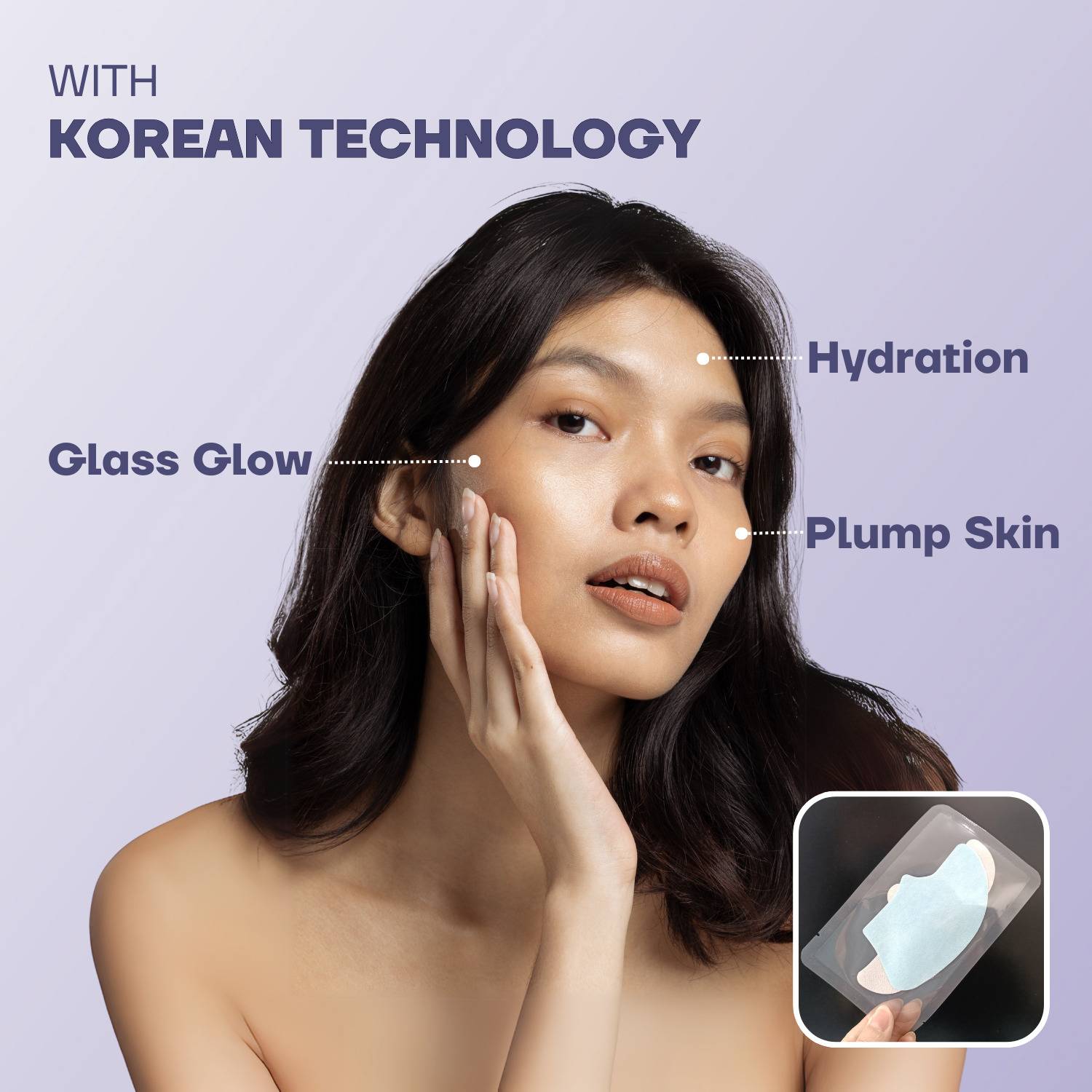 Mountainor Melting Collagen Film Sheet mask Face & Neck Skin