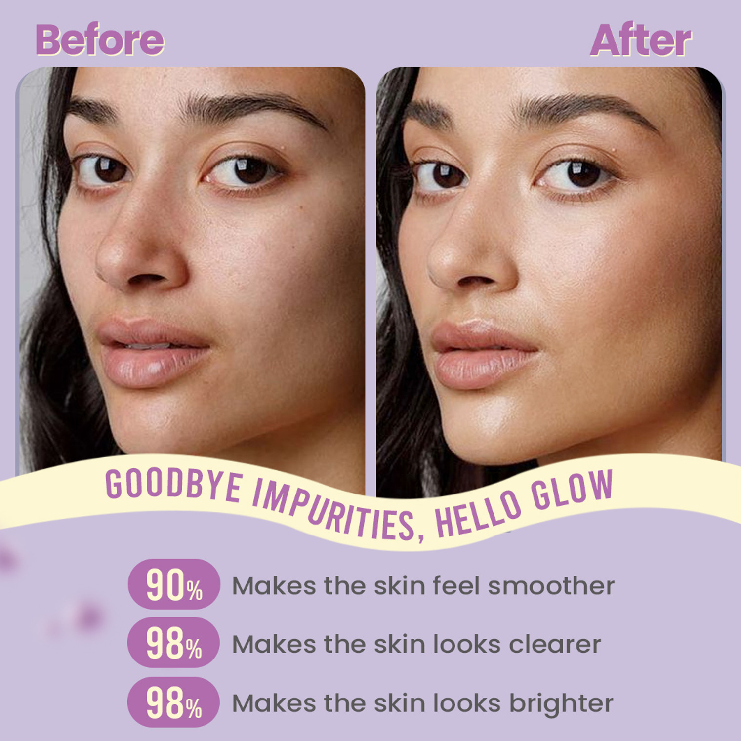 Image of GLAMVEDA Glutathione Glow Booster Peel Off Mask with Vitamin C & Hyaluronic Acid