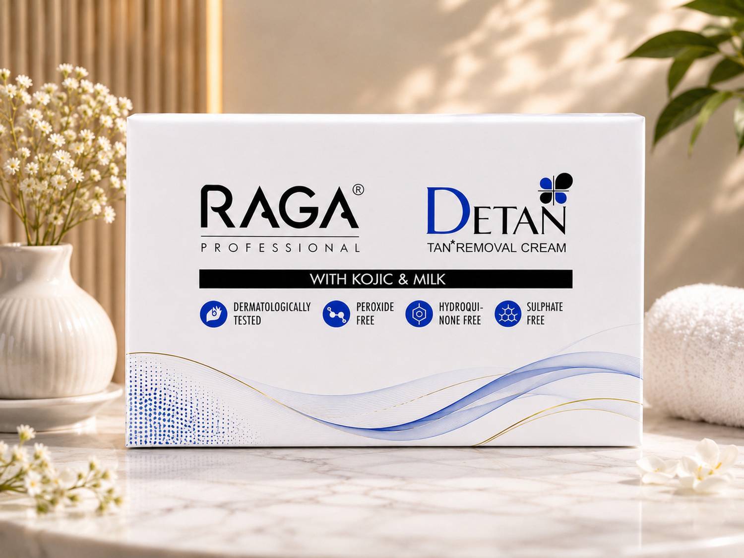 Raga Professional De-tan Cream 6x12g - Image 1