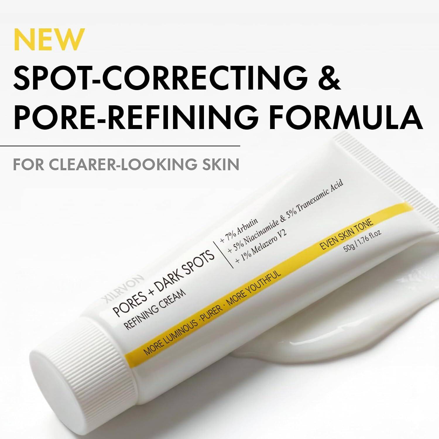 Monycare Pores + Dark Spots Refining Cream with Arbutin, Niacinamide - Image 2