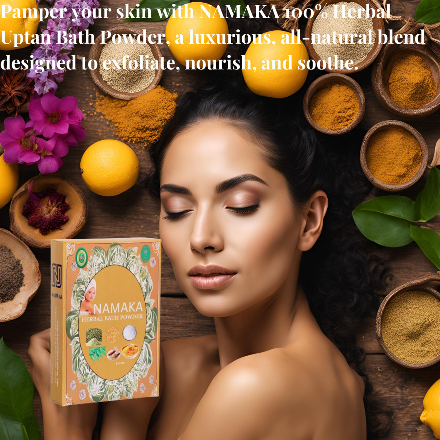 Image of NAMAKA Herbal Bath powder