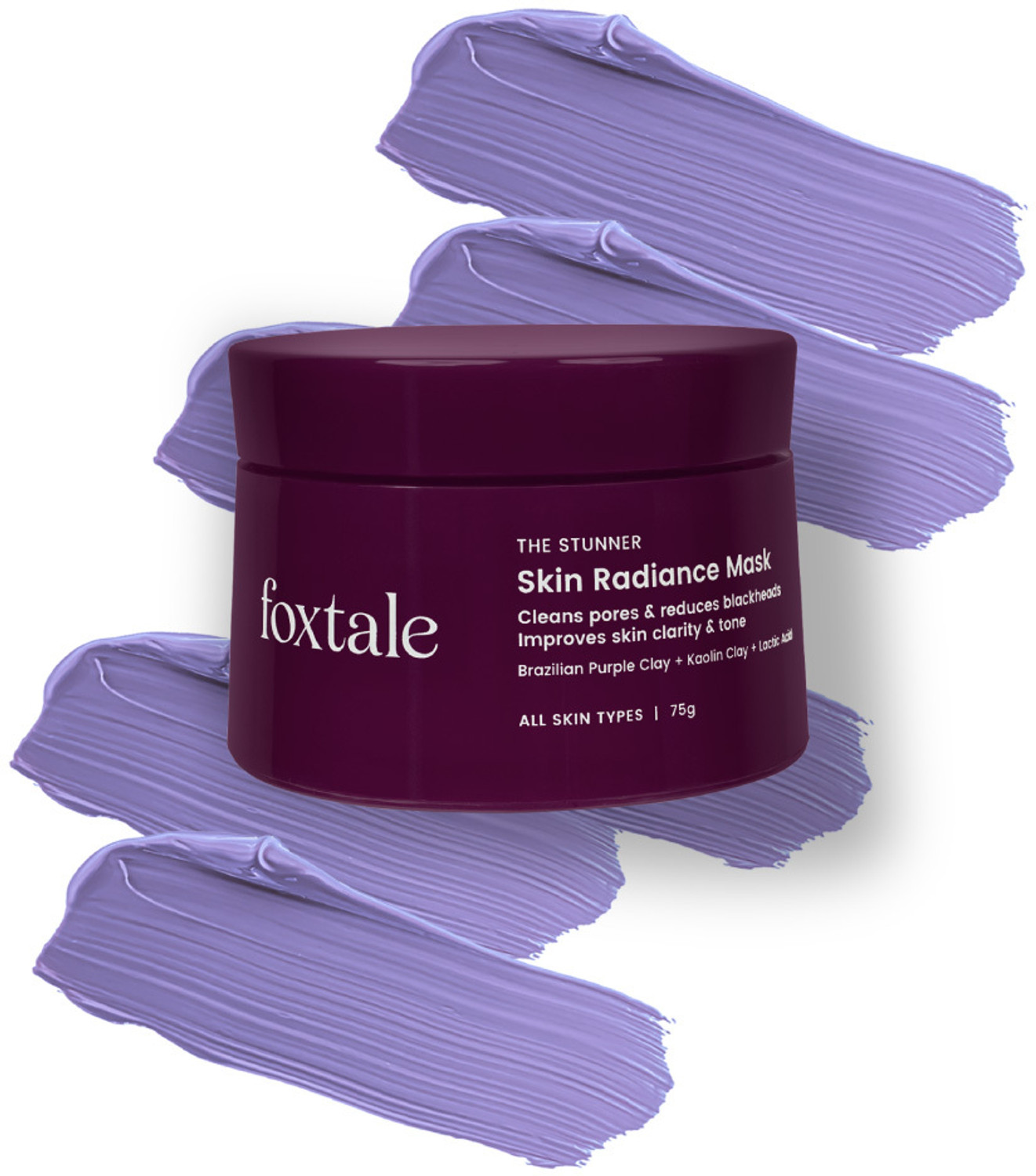 Foxtale De-Tan Face Mask for Instant Tan Removal|Brightening Skin|Removes Blackheads
