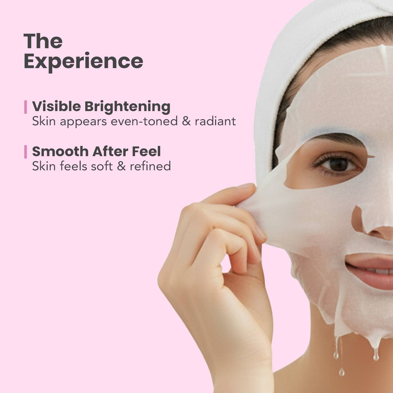 O3+ Brightening Face Sheet Mask with Glycolic Acid - Image 3