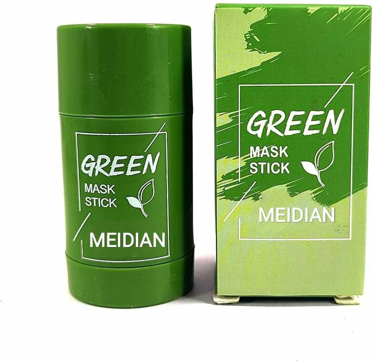 BEAUTYATH Anti acne and black head remover Best Green Tea mask mud Sticks  Face Shaping Mask