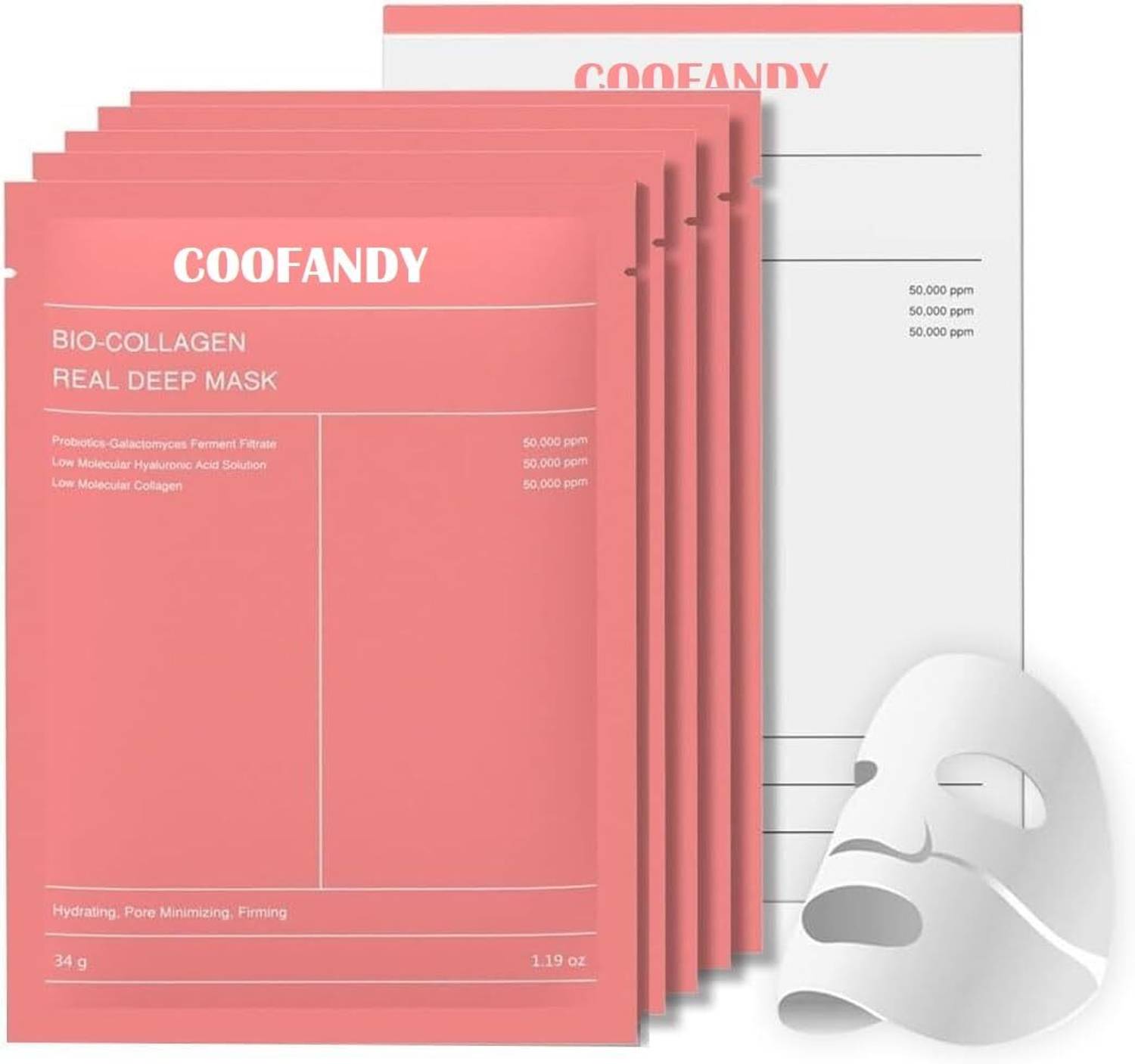 MVIQEHAA 4pcs Korean Glass Skin Hydrogel Mask - Image 1