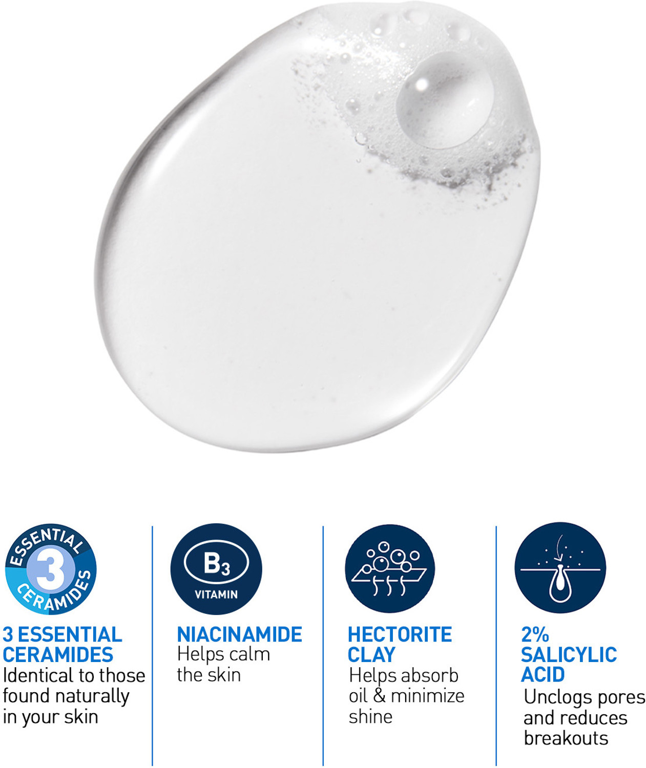 Image of CeraVe Blemish Control Cleanser with 2% Salicylic Acid & Niacinamide for Acne-prone skin Face Wash (88 ml)