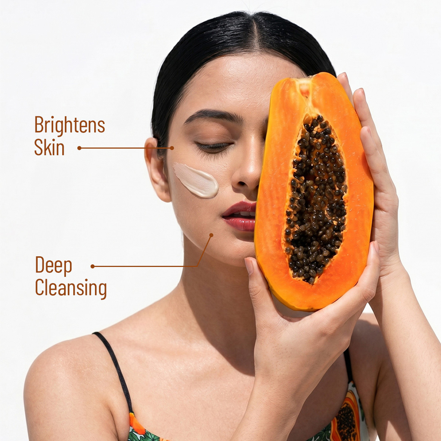 Image of Oshea Herbals Papayaclean Facewash for Deep Cleansing & Anti-Blemish Care Face Wash
