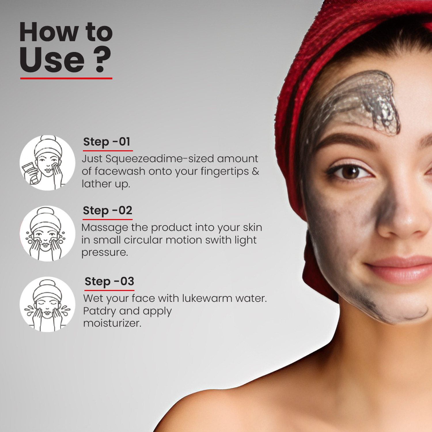 Image of OXYGLOW 7 in One Activated Charcoal ,Remove Spot & Balckheads,Healthy Skin,Cleans Face Wash