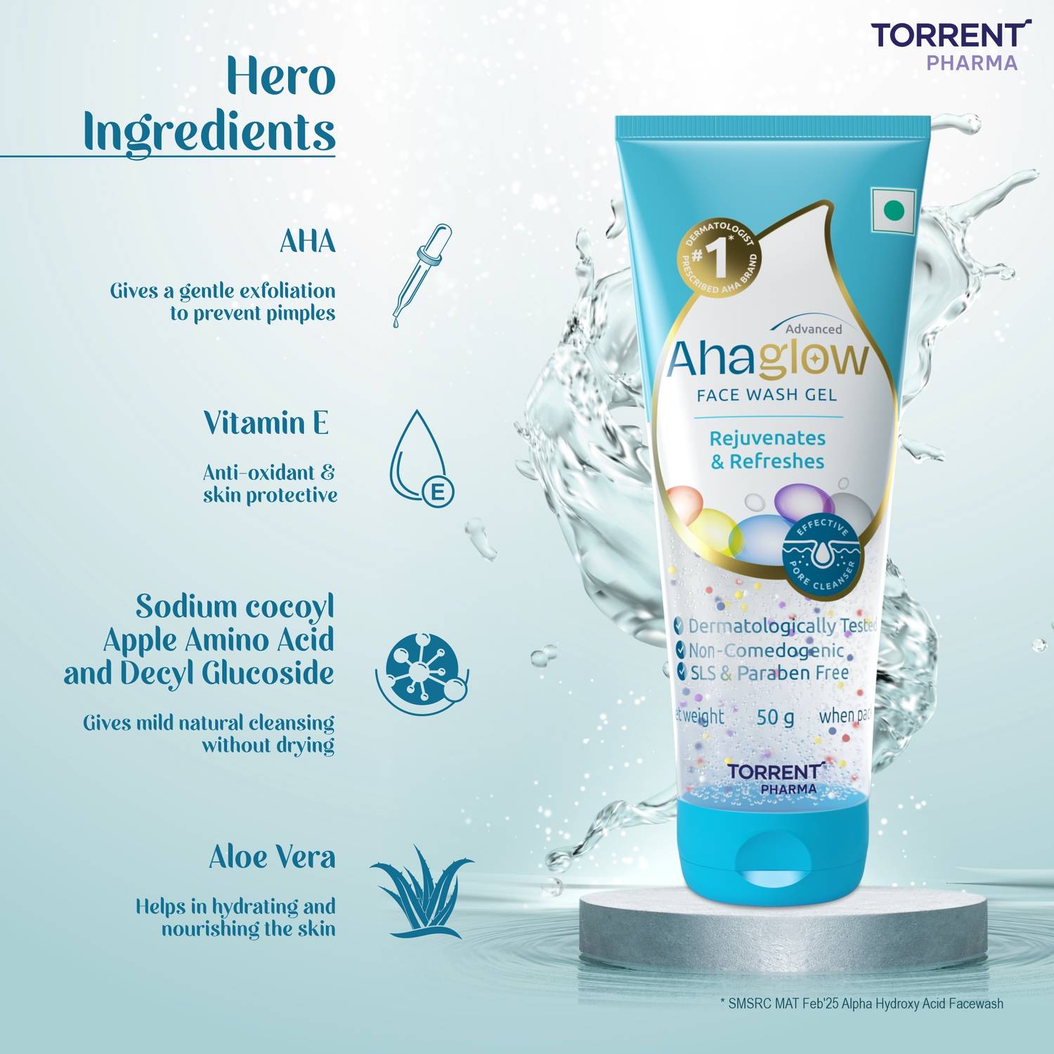 ahaglow Advanced Gel Face Wash 50 g - Image 4
