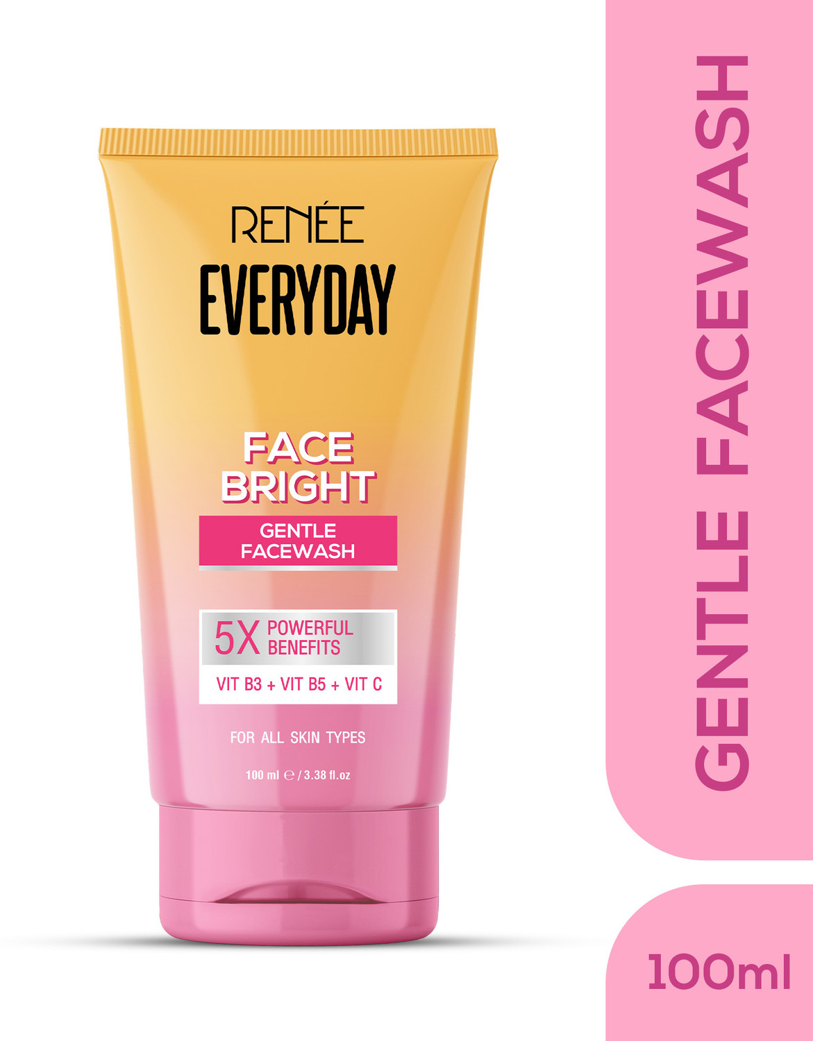 Image of Renee Everyday Face Bright , Hydrates, Brightens Reduces Oil, With Vitamin C Face Wash