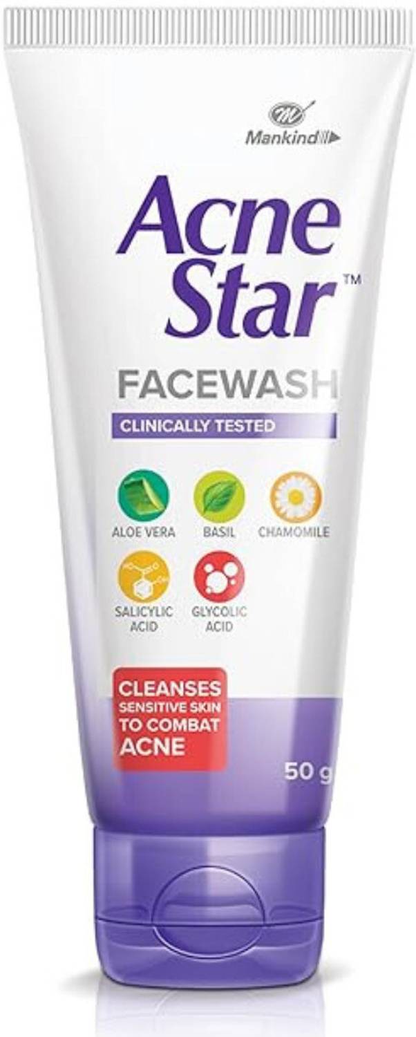 acnestar ANTI ACNE UNISEX FACEWASH PACK OF 1 Face Wash