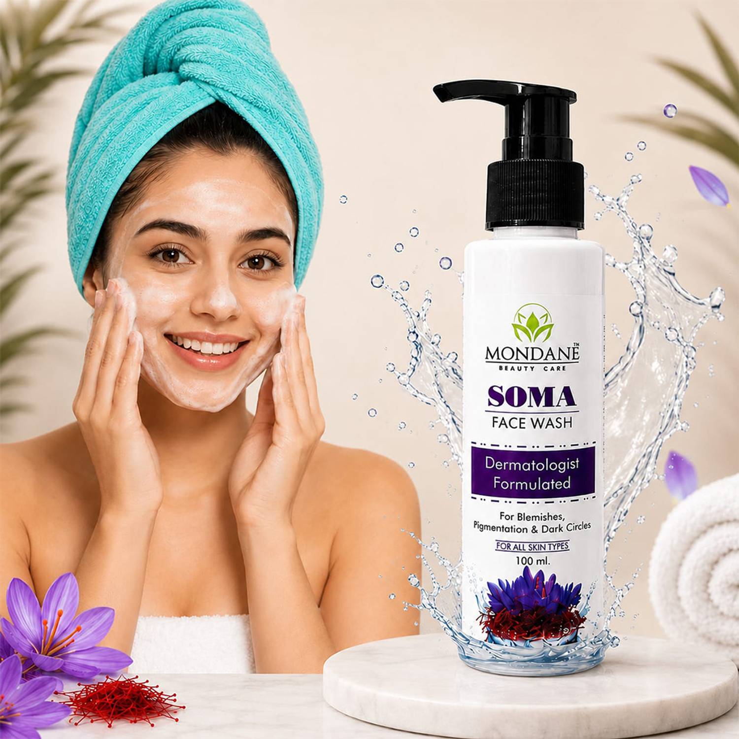 Mondane SOMA | Face Cleanser for Pigmentation, Blemishes & Dark