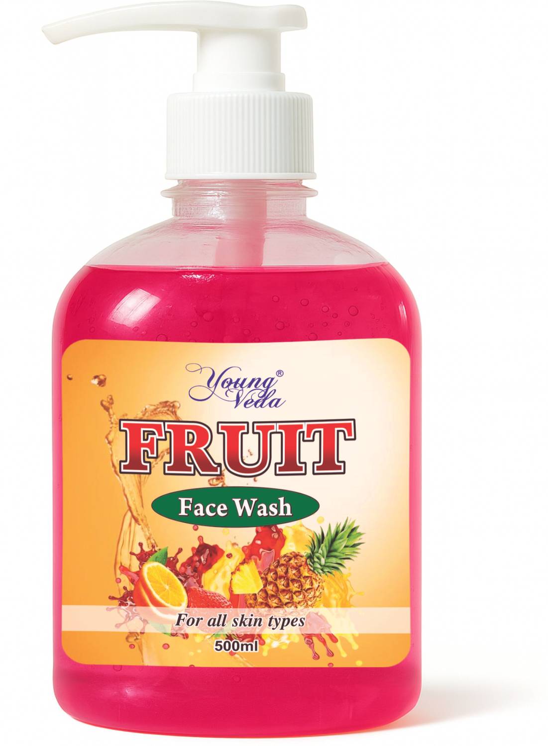 Young Veda FRUIT FACE WASH Face Wash (500 ml)