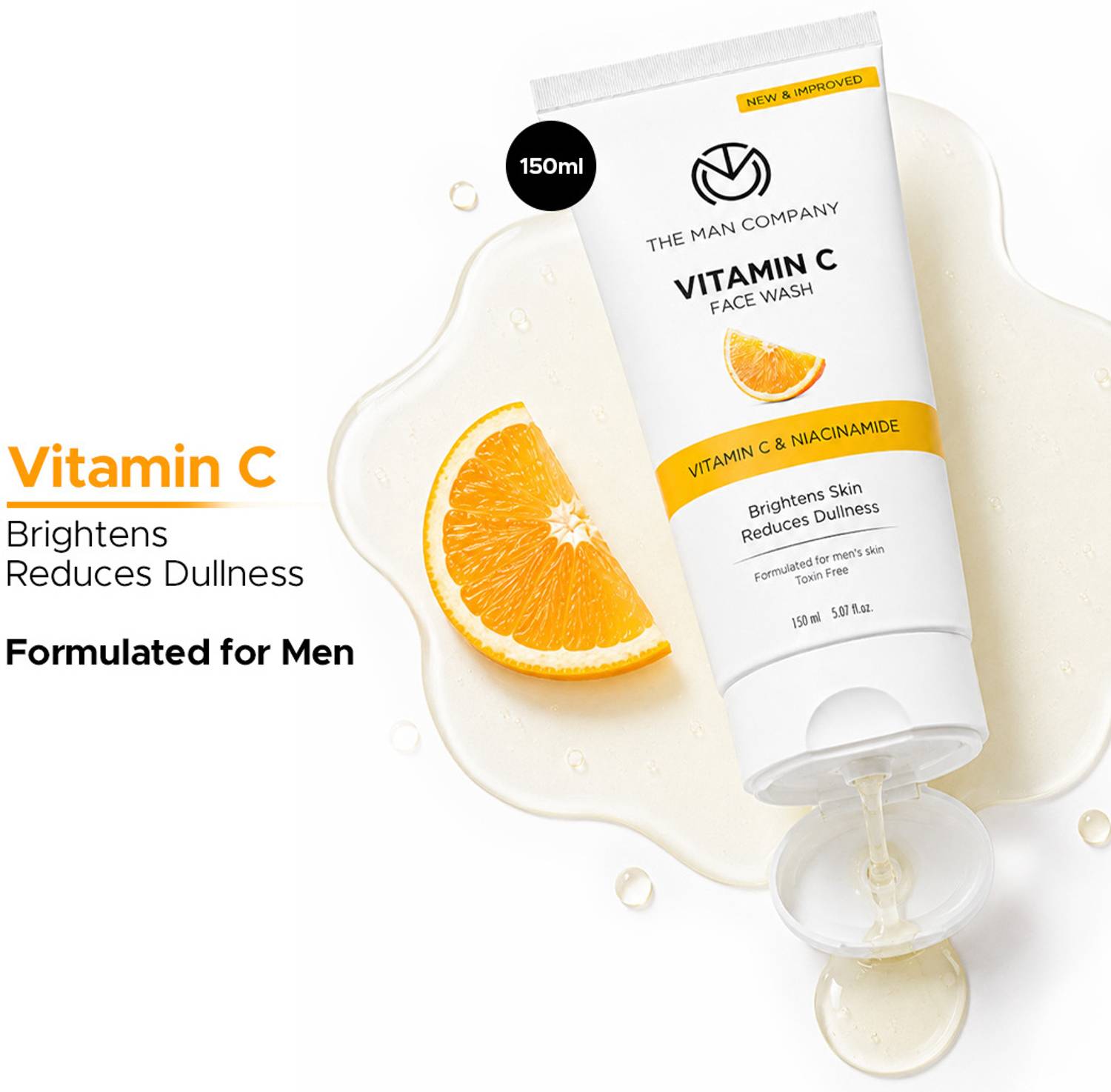 THE MAN COMPANY Vitamin C & Niacinamide Face Wash - Image 1