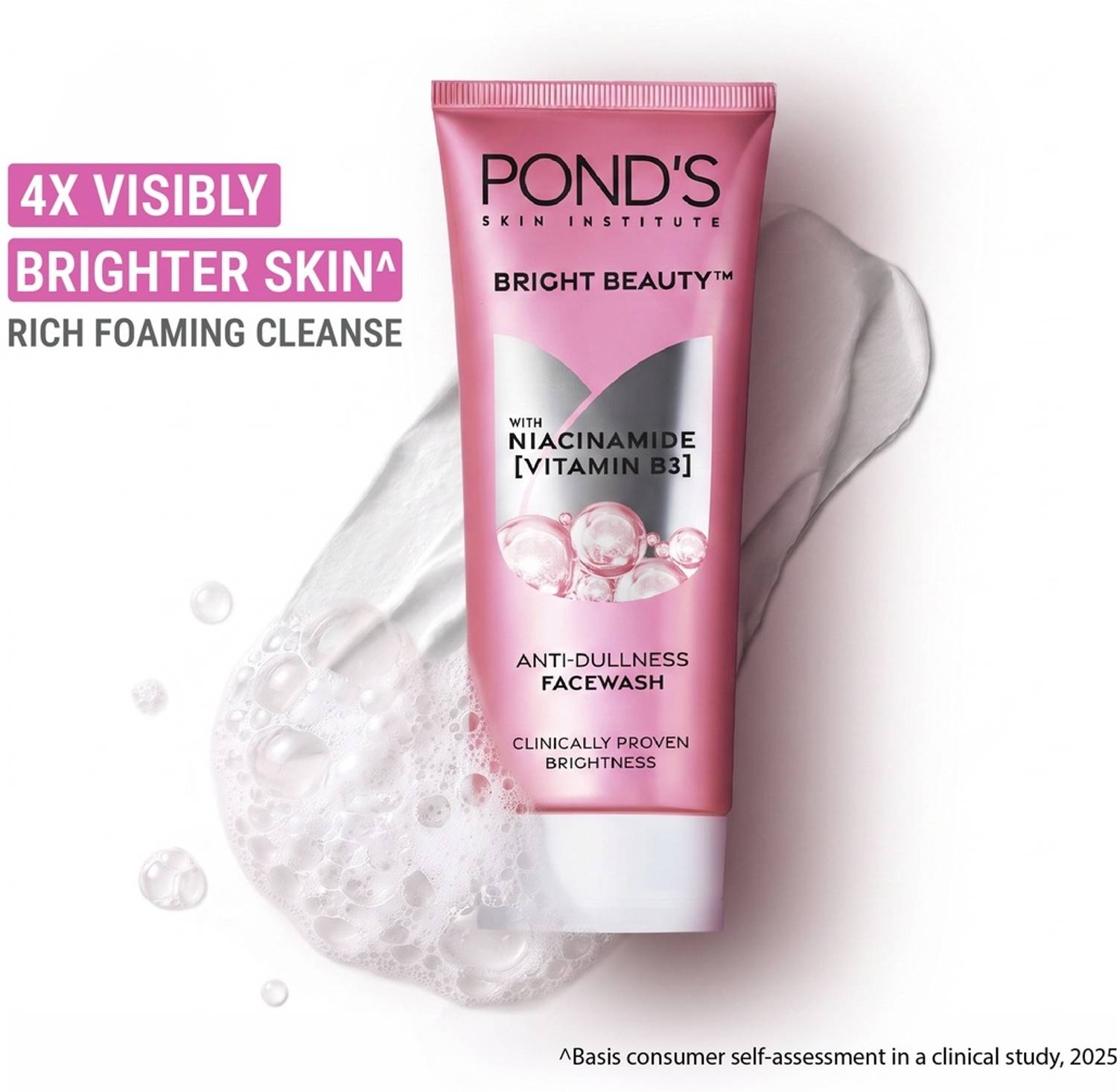 POND's Bright Beauty With Niacinamide Vitamin B3 For Anti Dullness Face Wash