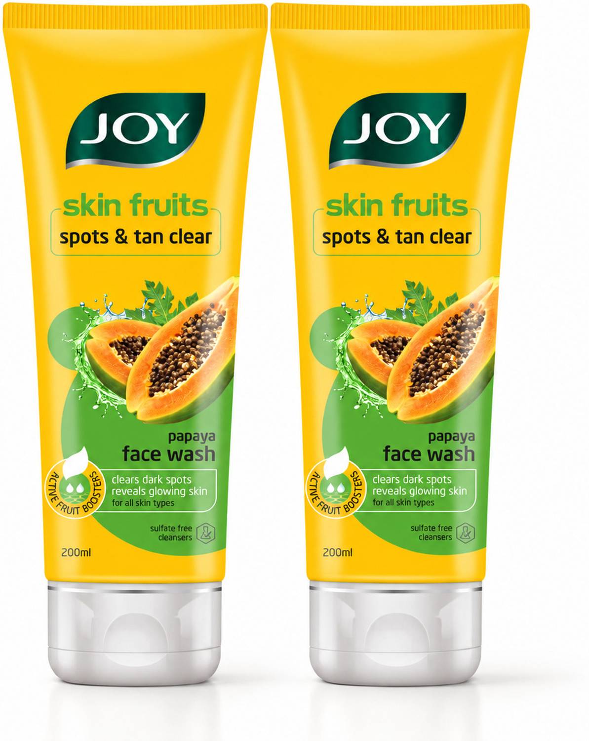 Joy Skin Fruits Dark Spots & Tan Removal Papaya Face Wash