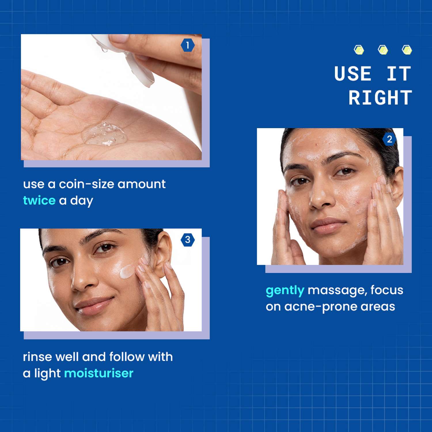 Image of DermDoc 2% Salicylic Acid Cleanser | Clears Pimples, Dark Spots, Whiteheads & Blackheads | Gentle Exfoliation Face Wash