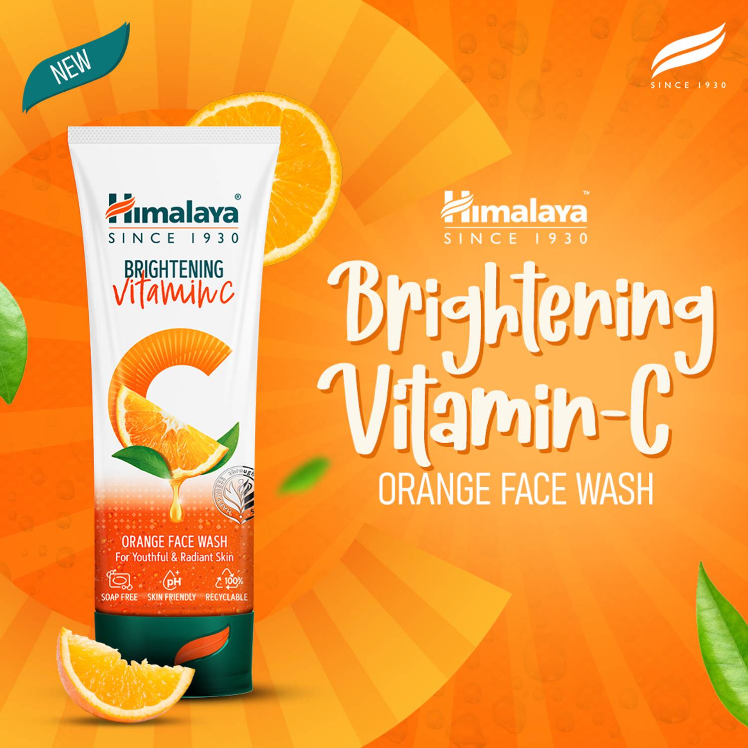 Himalaya Brightening Vitamin C Face Wash 100ml - Image 3