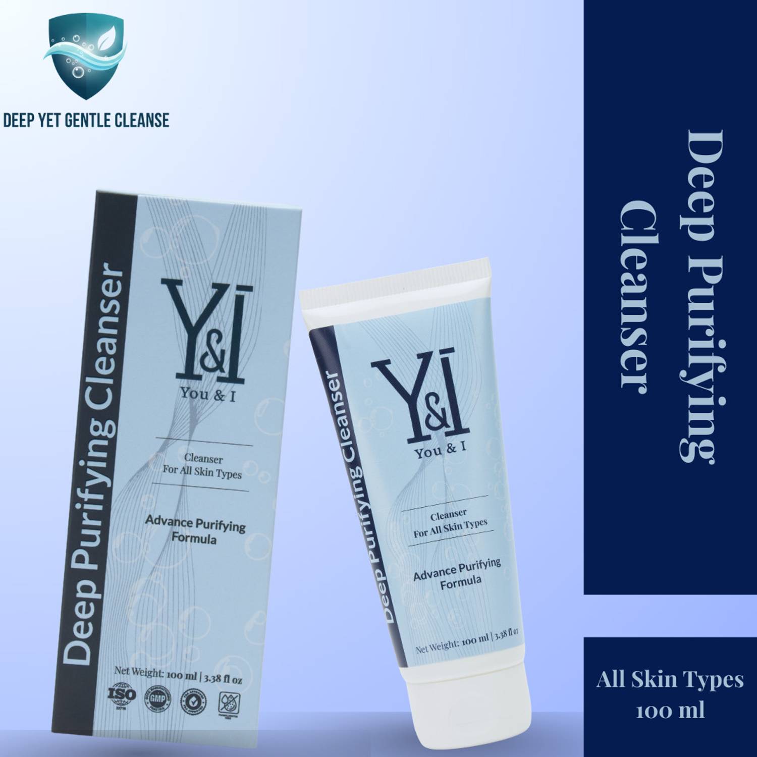 Y&I Wellness Y&I Deep Purifying Cleanser - Cleanser 100ml Face Wa
