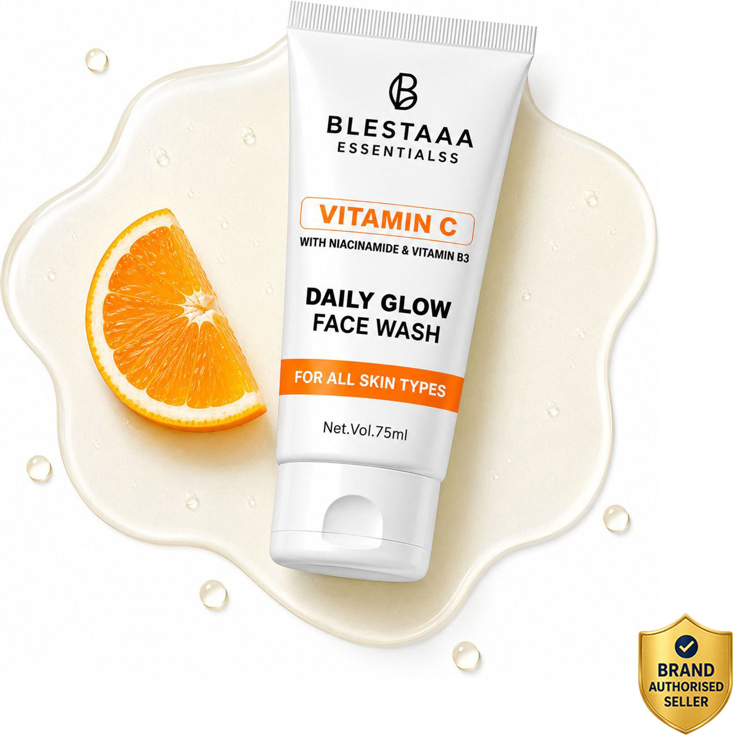 Image of blestaaa essentialss Vitamin C Face Care | Glow, Hydration & Spot Reduction with Vitamin E Face Wash