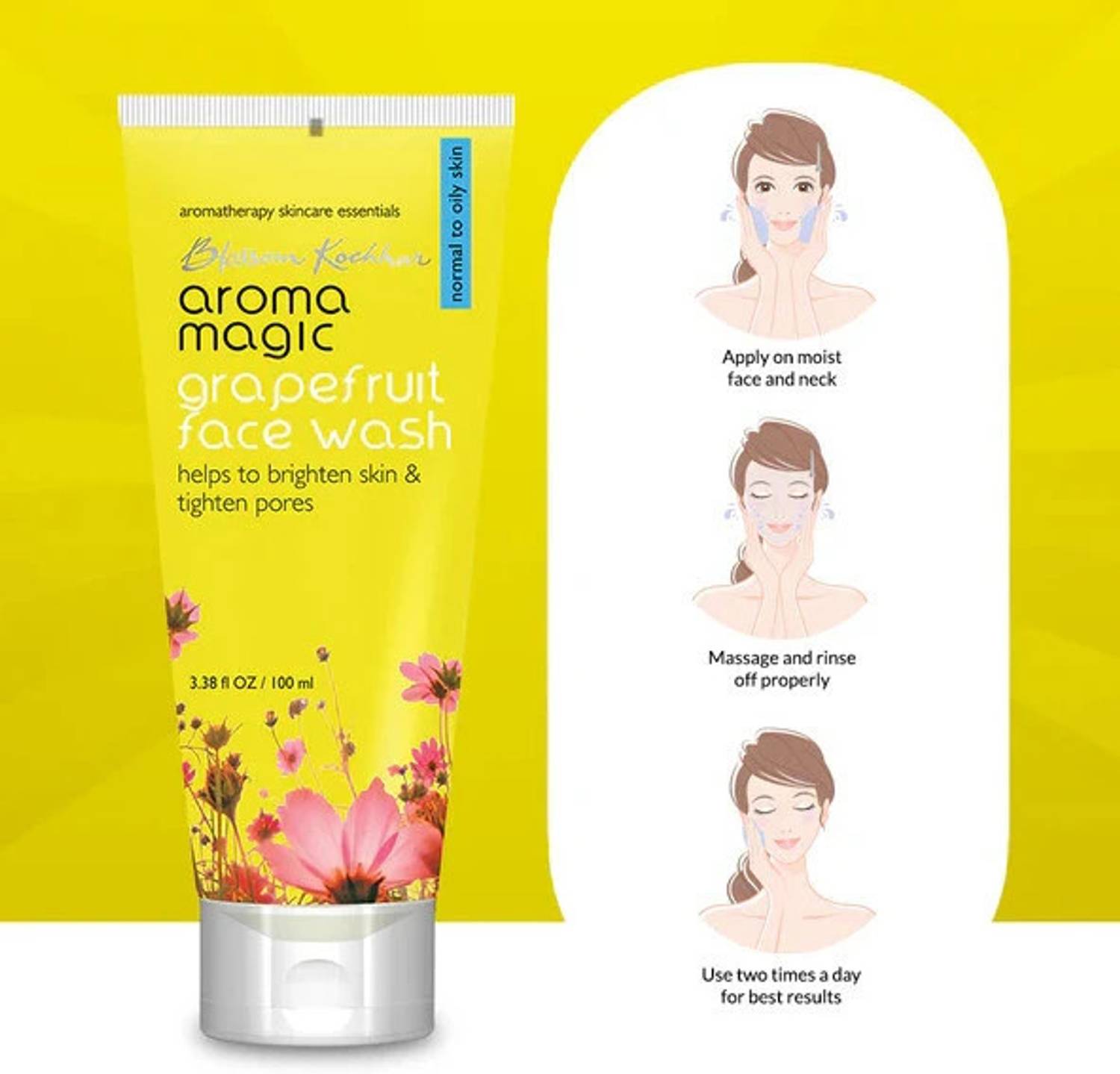 Aroma Magic Grapefruit 100 ml Face Wash - Image 4