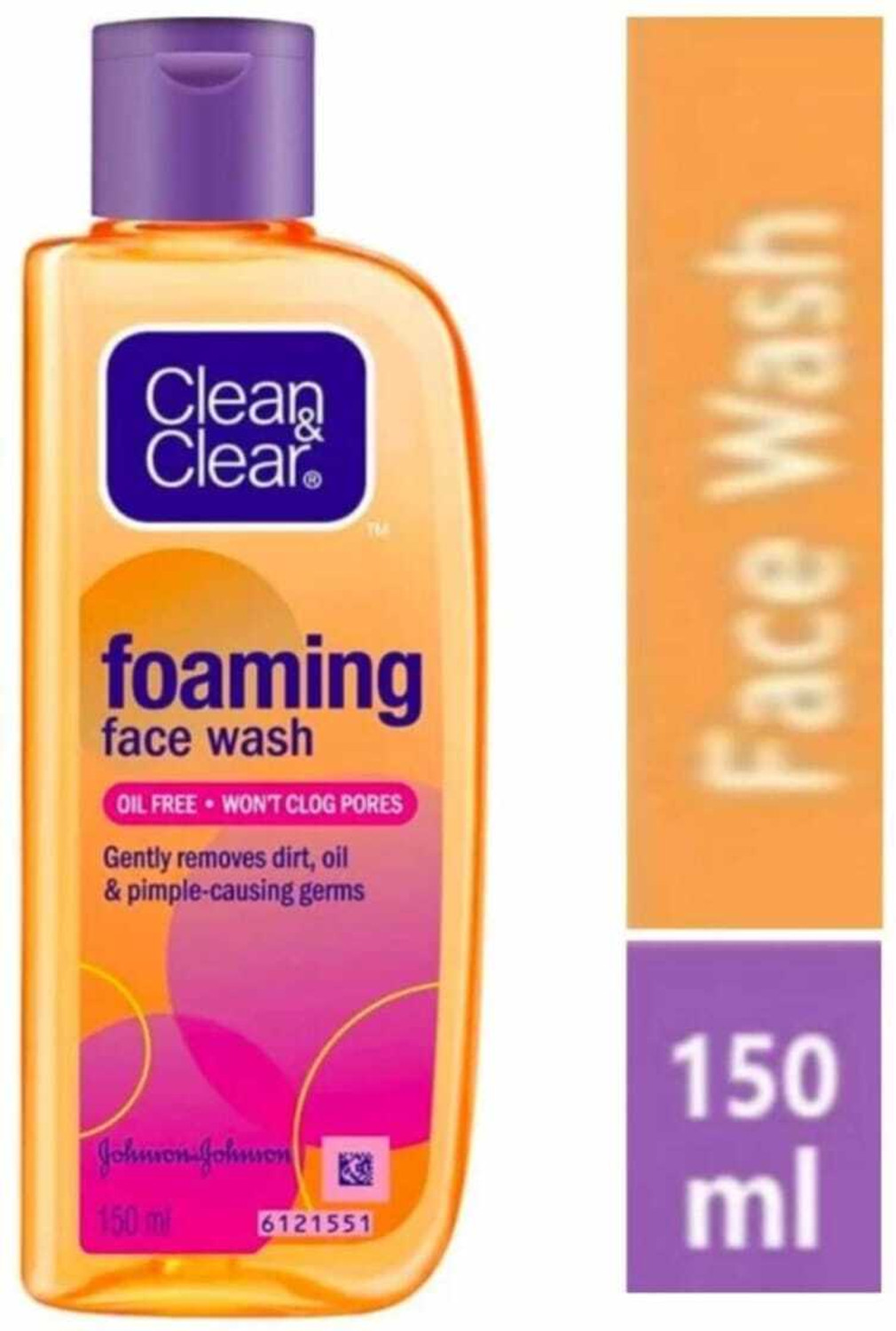 Image of Clean and Clear Foaming For Oily Skin, 150ml Face Wash