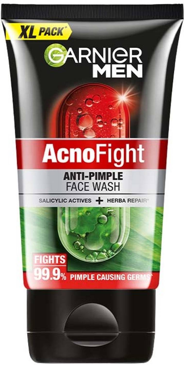 Garnier Men Acno Fight Anti Pimple Face Wash, Salicylic Acid