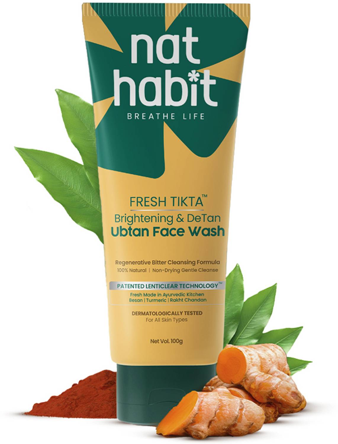 Nat Habit Natural Ubtan for Brightening & Detan - Image 1