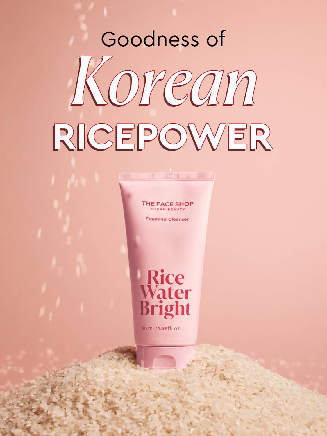 The Face Shop Rice Water Bright Foaming Cleanser 50 ml - Image 5