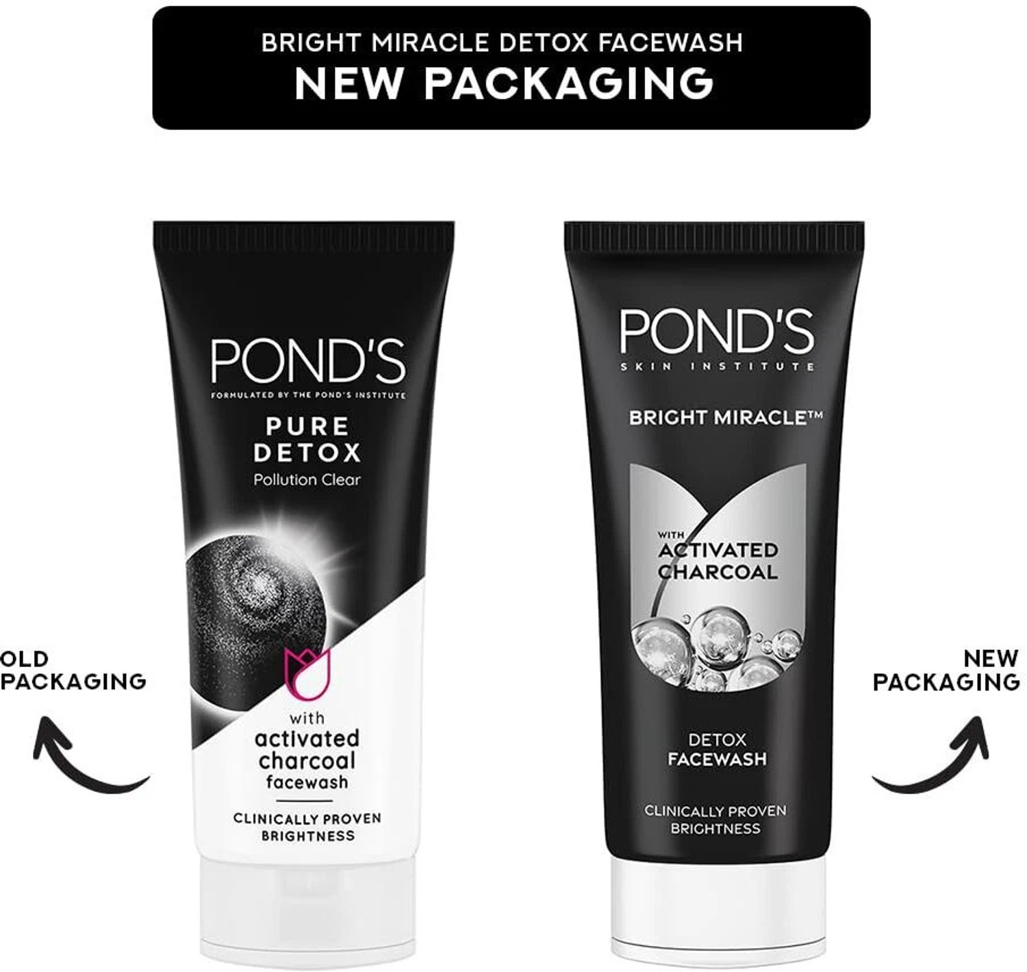 Image of POND's PURE DETOX FACE WASH 200GM PACK OF 1 Face Wash