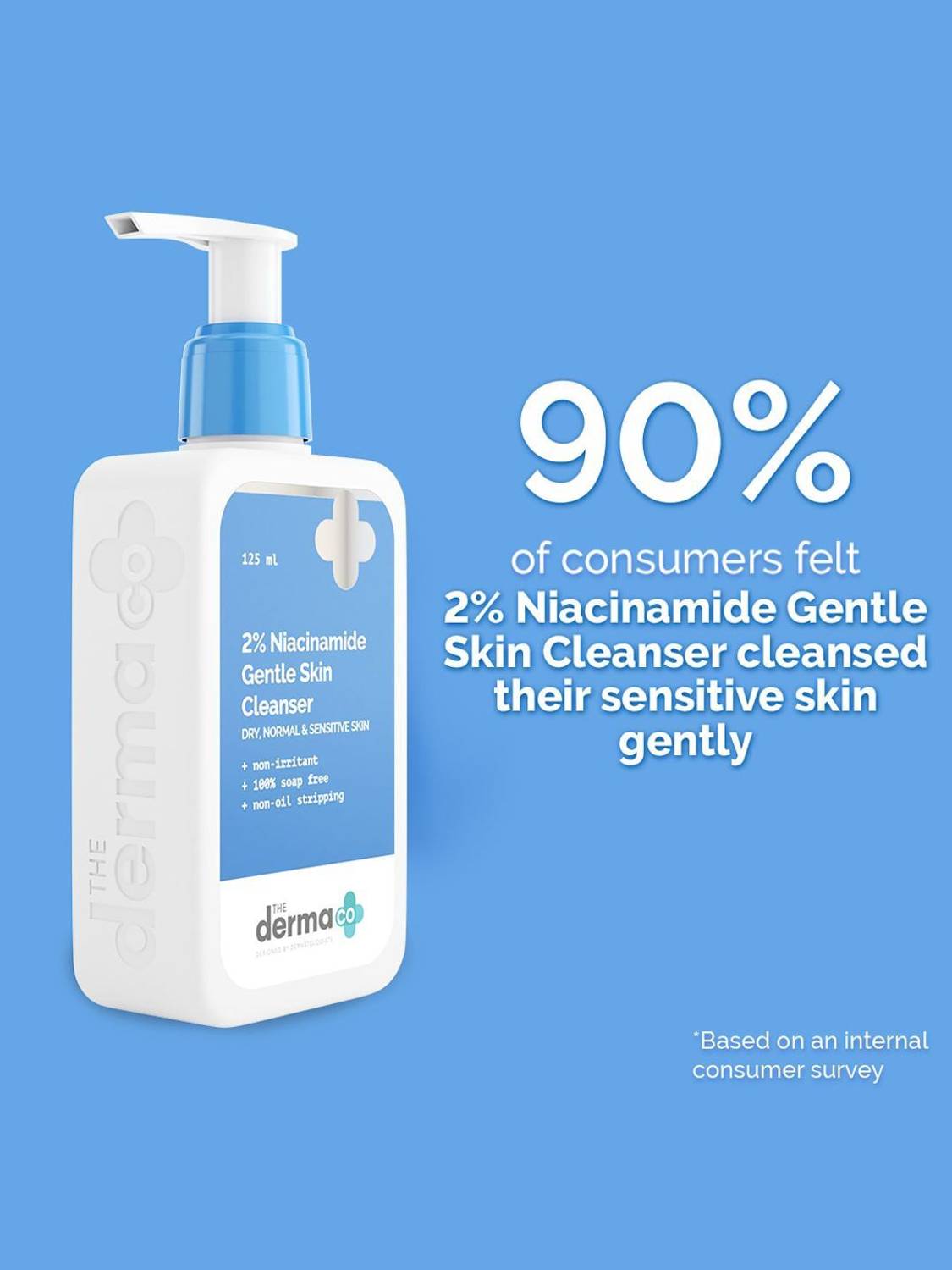 The Derma Co 2% Niacinamide Gentle Face Wash 125ml - Image 4