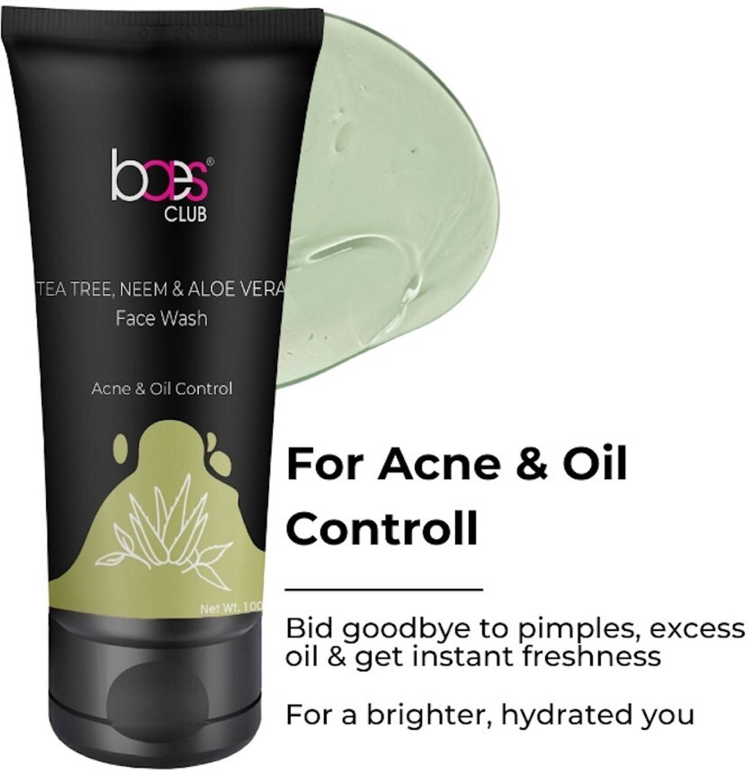 baes club Tea Tree, Neem & Aloe Vera Face Wash