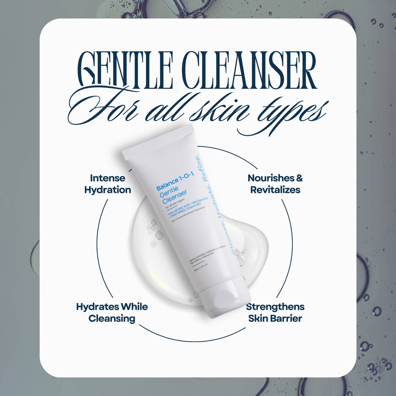 SAYY Balance 1-O-1 Gentle Hydrating Face Cleanser - Image 2