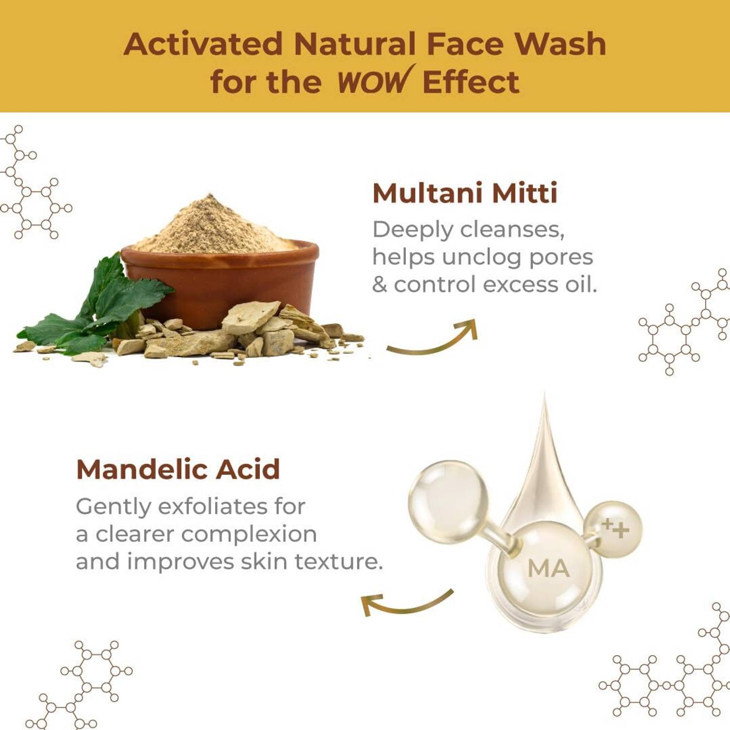 WOW Purifying Multani Mitti Face Wash 100ml - Image 3