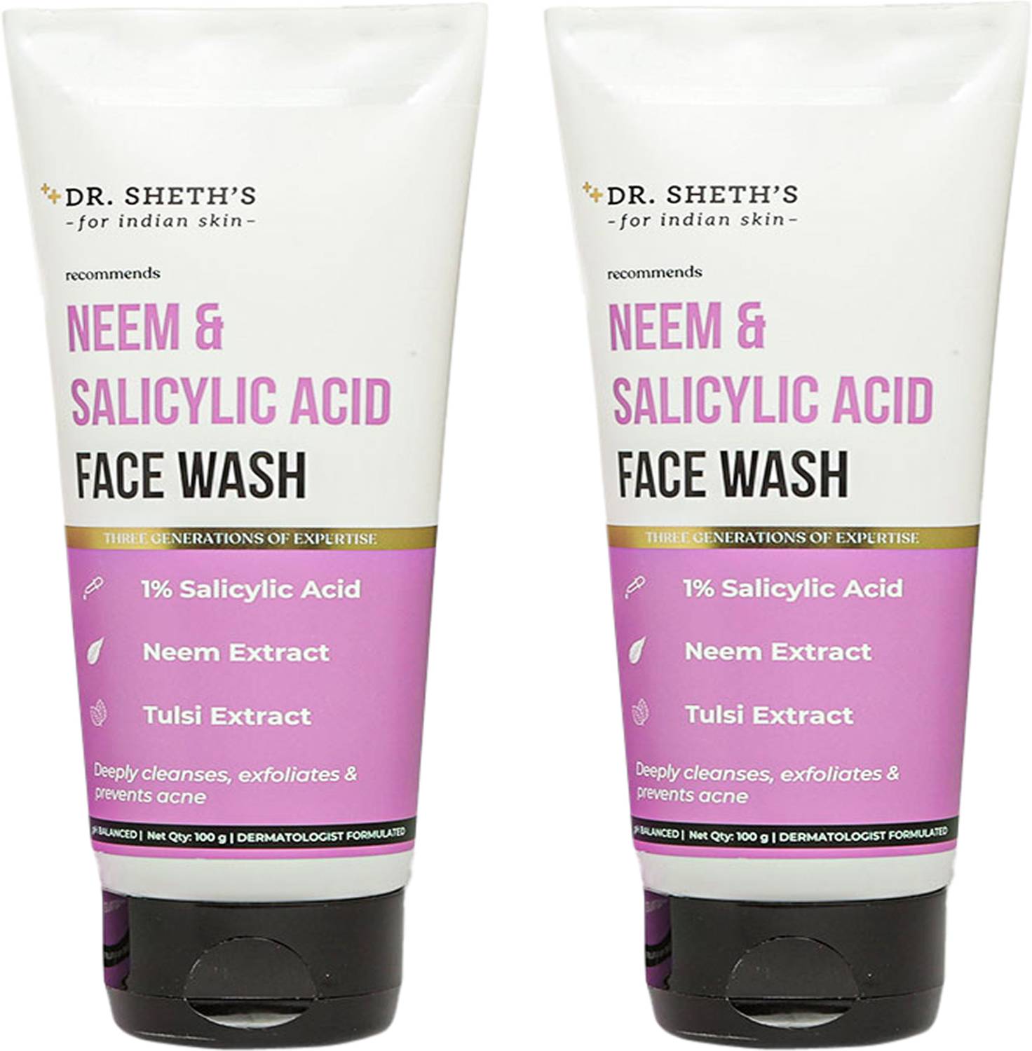 Dr. Sheth’s Neem & Salicylic Acid Facewash 100g