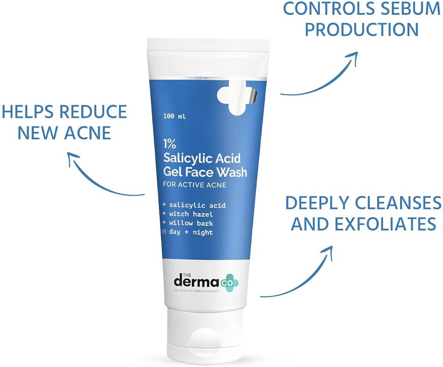 The Derma Co 1% Salicylic Acid Face Wash 100ml - Image 5