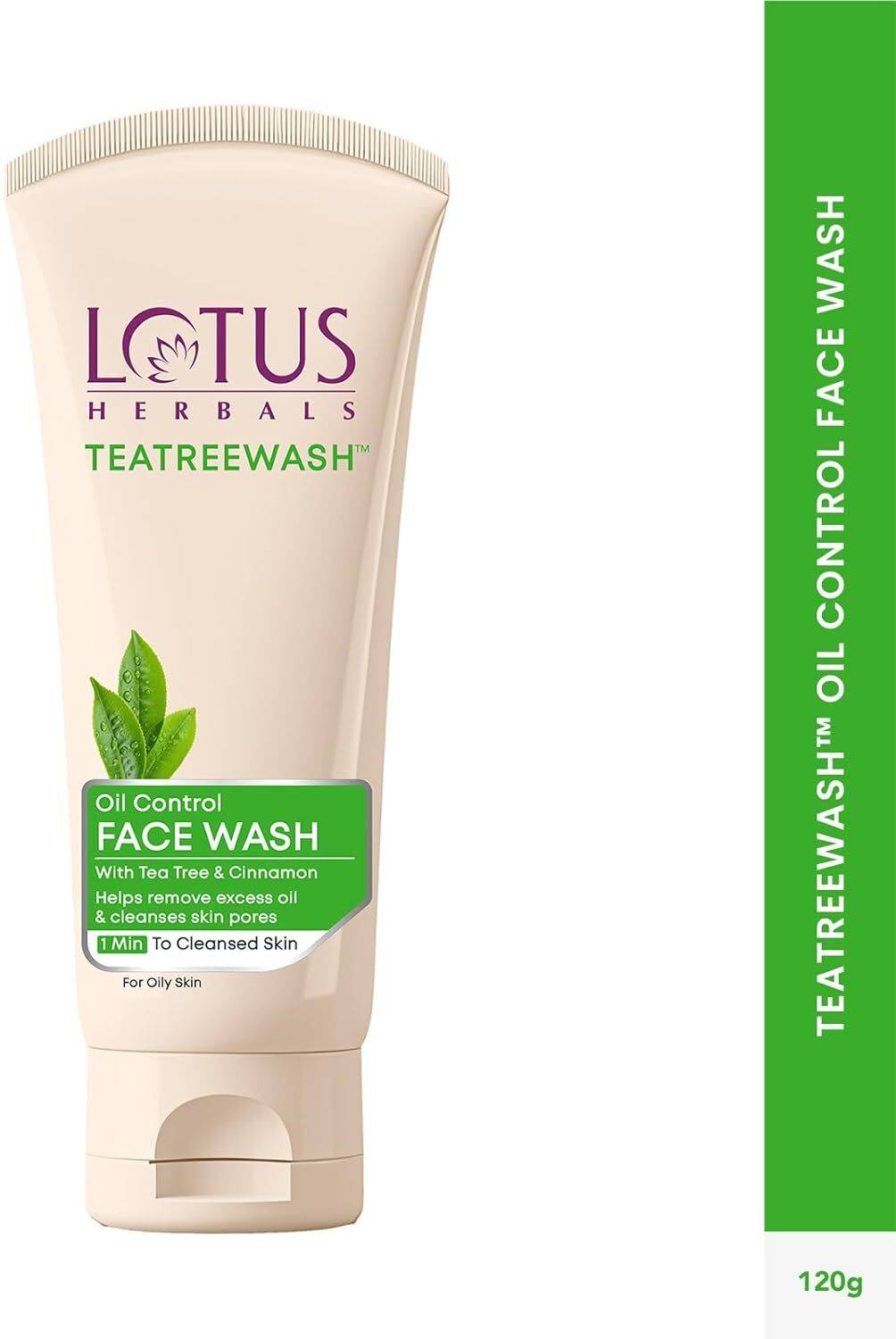 LOTUS HERBALS Teatreewash & Cinnamon Anti Acne Oil Control Face Wash