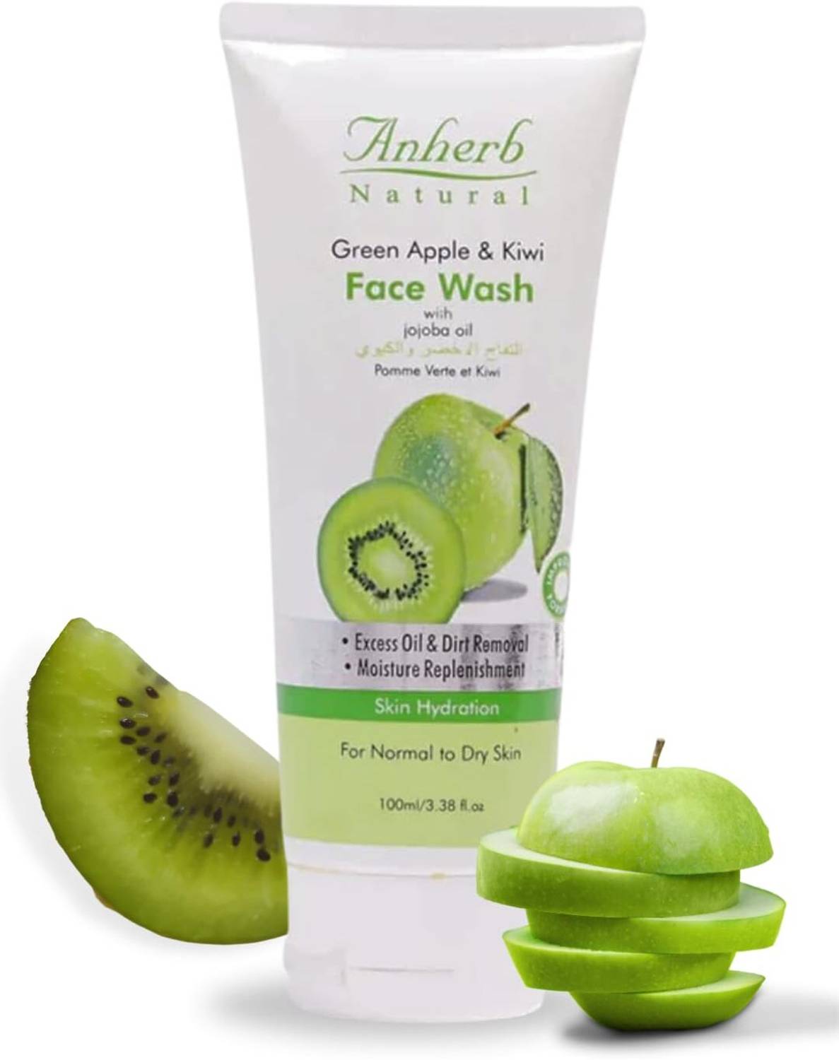 Anherb Green Apple & Kiwi  Face Wash