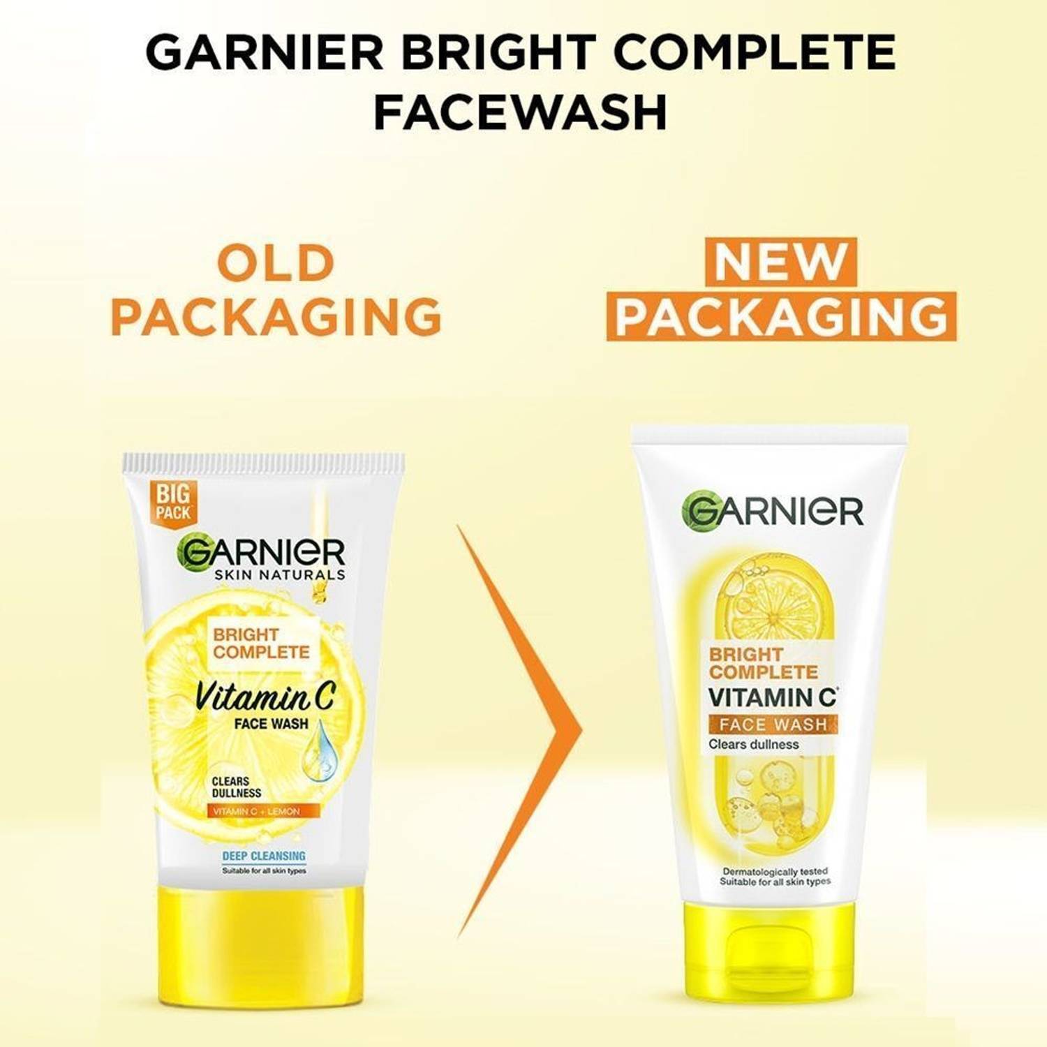 Garnier Bright Complete Vitamin C Face Wash - Image 2