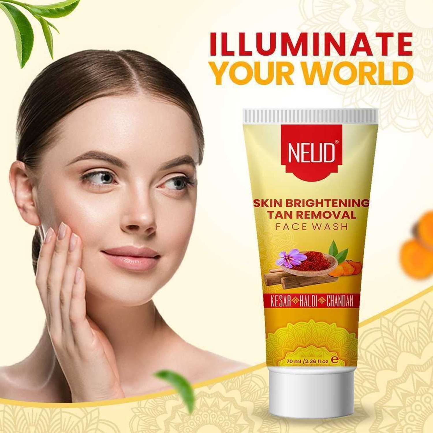 Image of NEUD Skin Brightening & Tan Removal (Men & Women) Face Wash