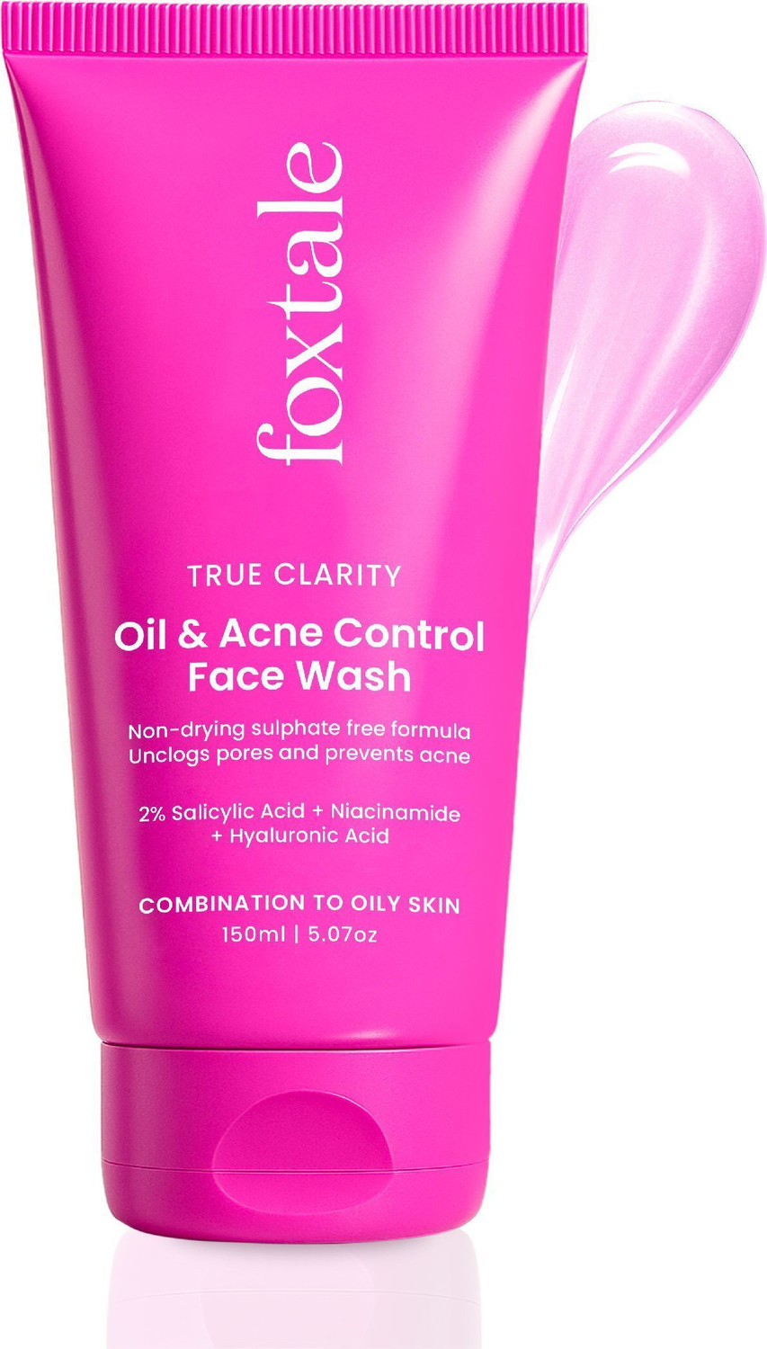 Image of Foxtale 2% Salicylic Acid Face wash| Controls oil, Fights Acne & Non-drying Men & Women All Skin Types Face Wash