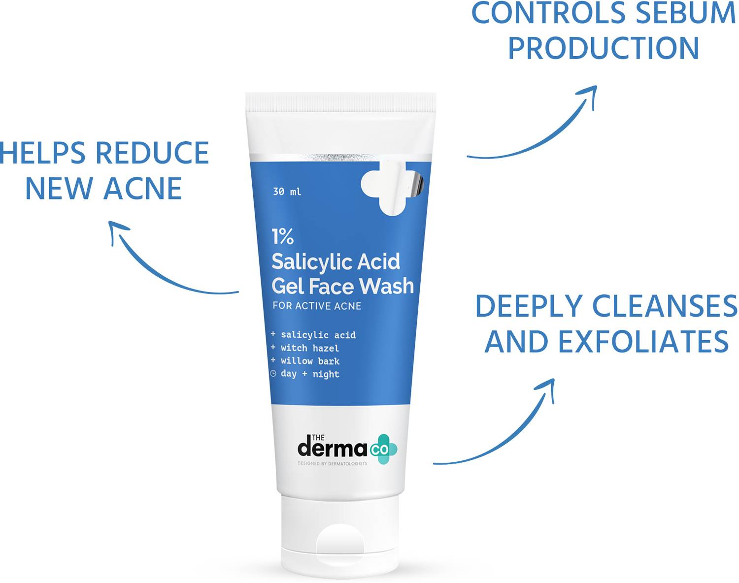 The Derma Co 1% Salicylic Acid Acne Face Wash - Image 3