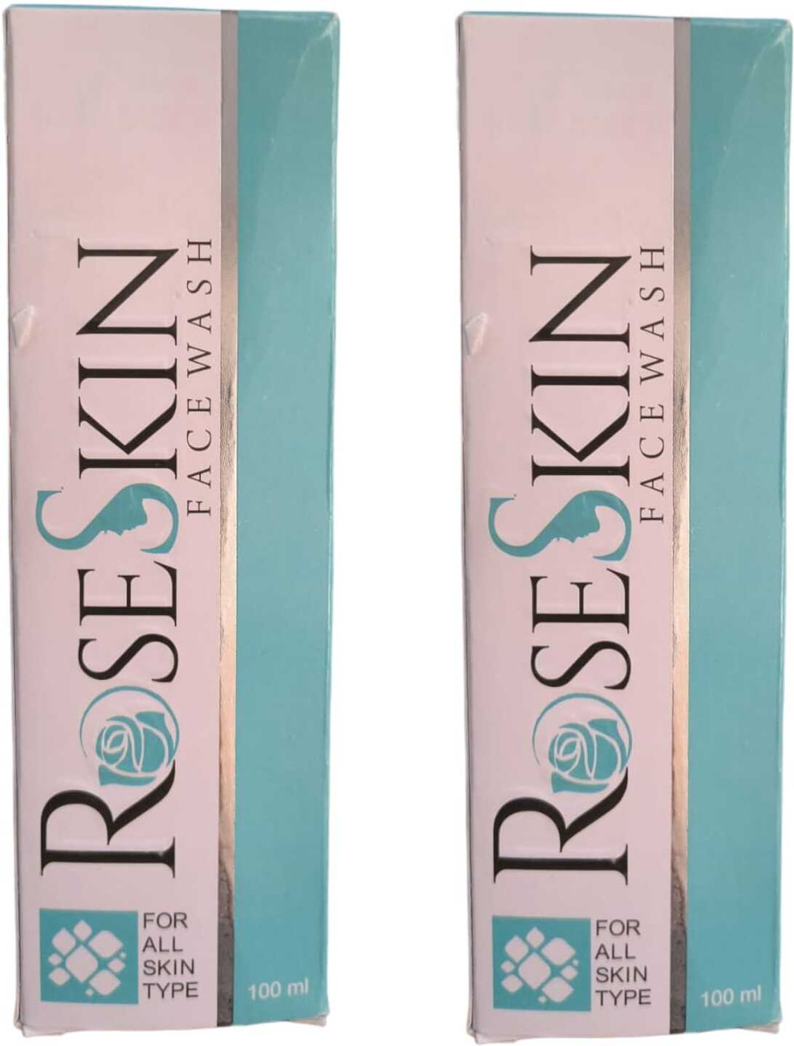 Image of FLORENTHA ROSEKIN FACEWASH FOR DEEP CLEAN & PURIFYING SKIN PACK OF 100ml x 2 Face Wash